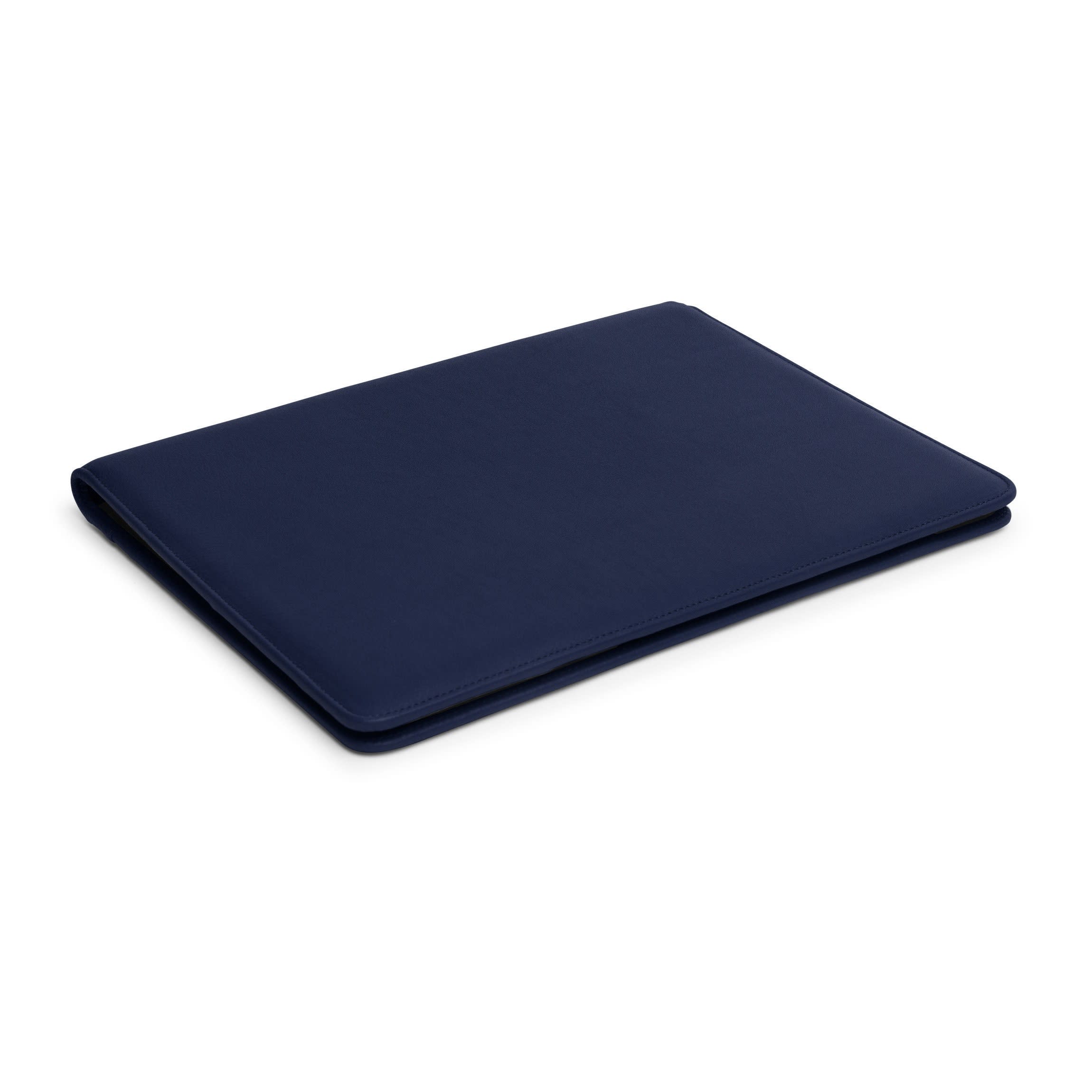 Leather Folder Navy Blue - Image 4