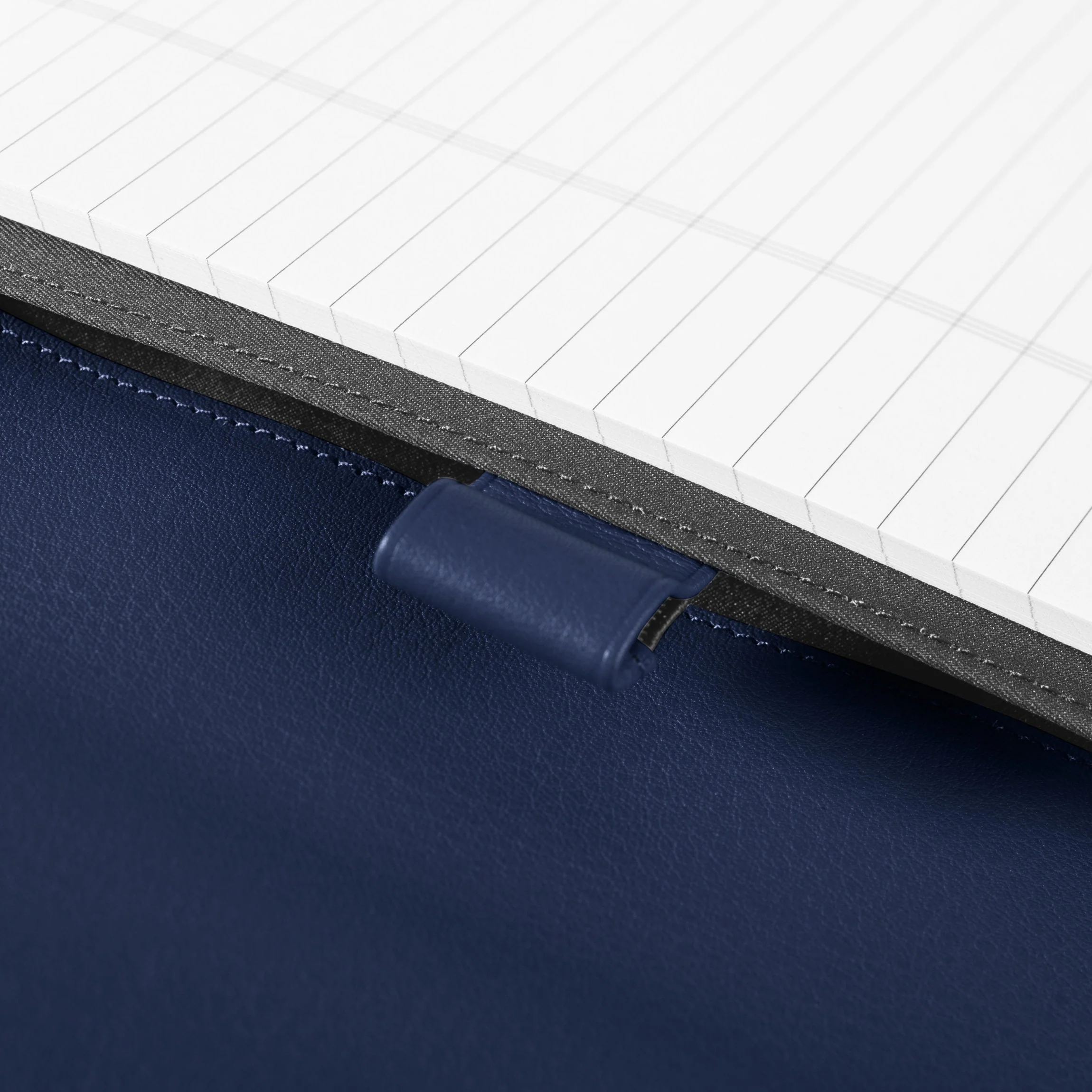 Left Handed Executive Zippered Portfolio Navy Blue - Image 5