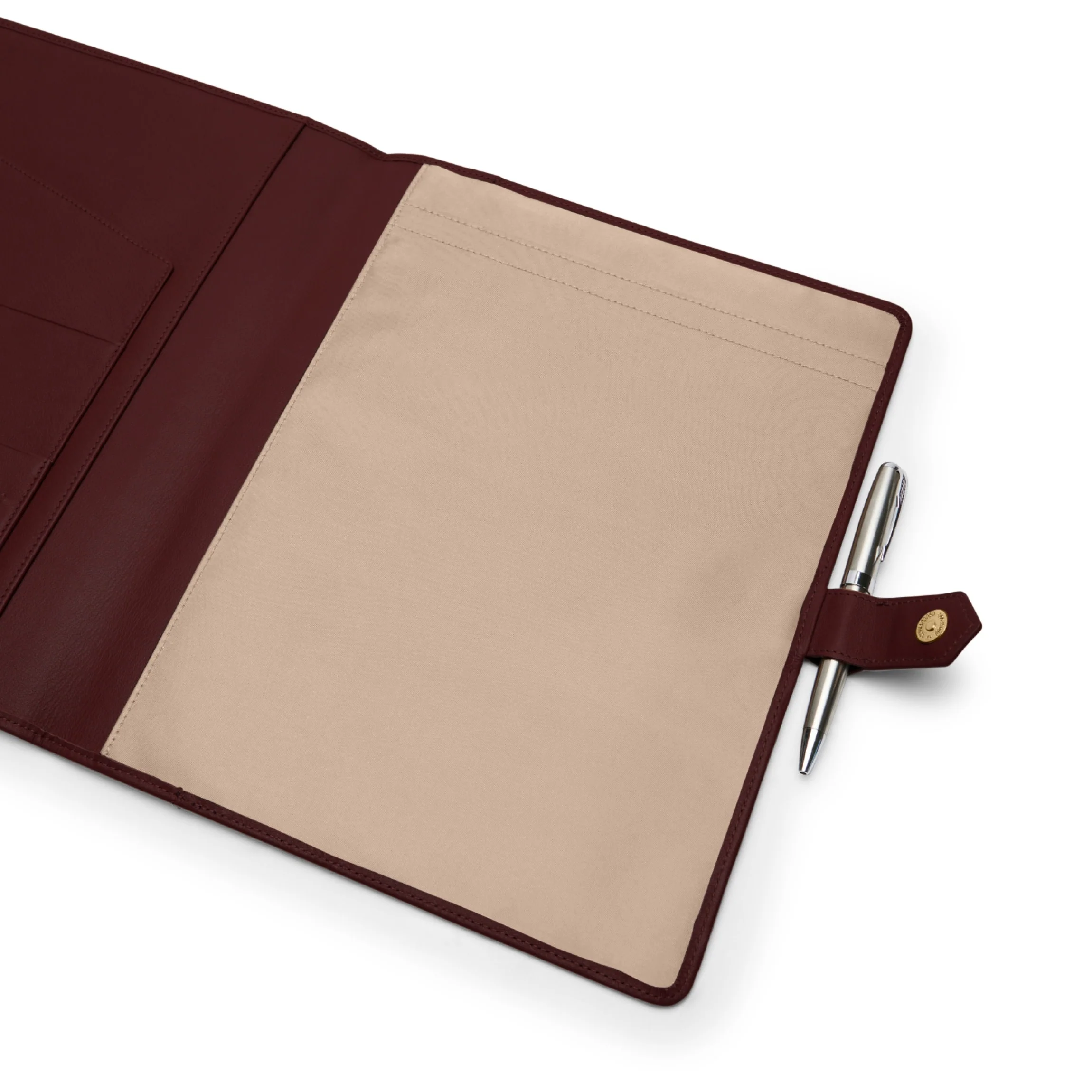 Letter Snap Padfolio Bordeaux - Image 3