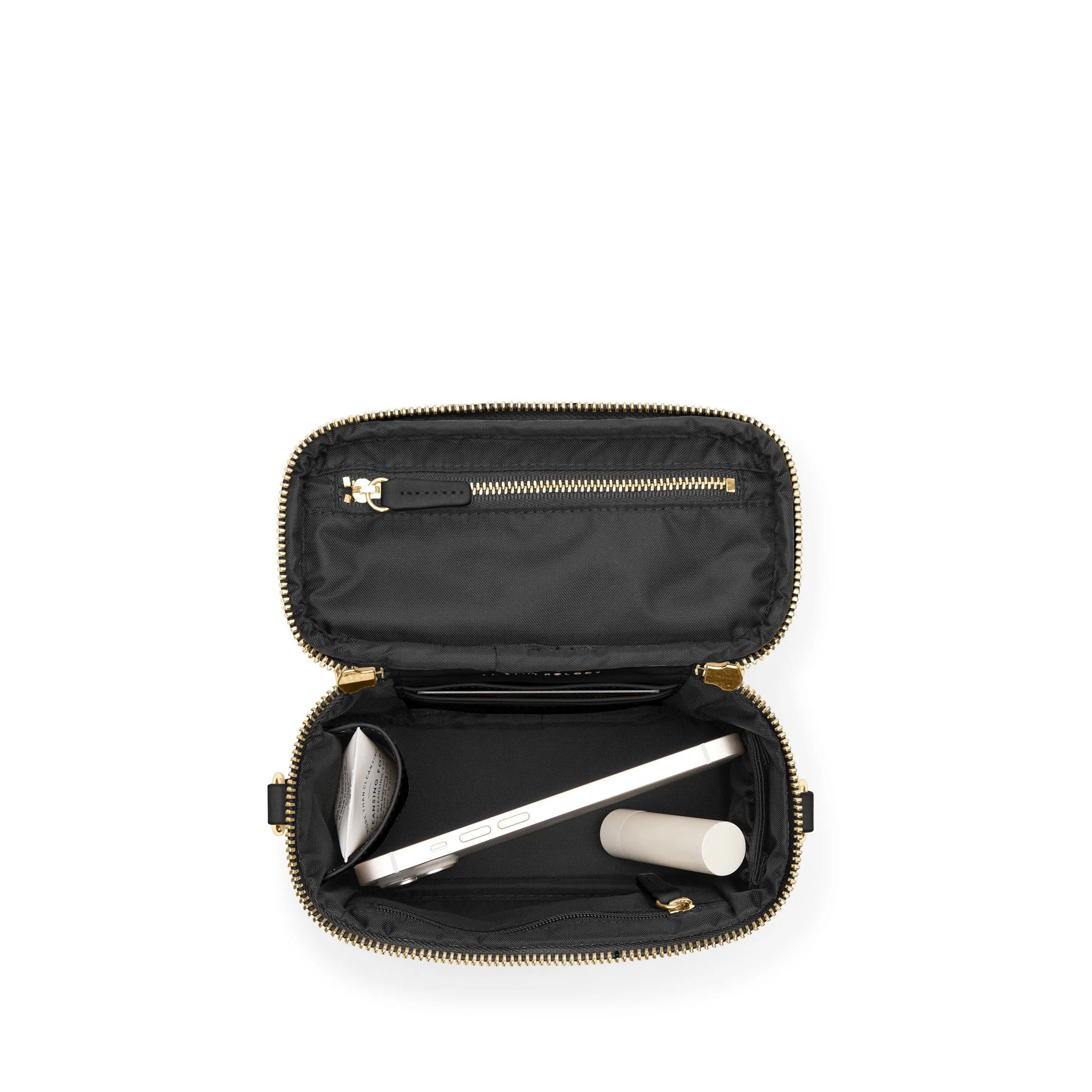 Maddie Micro Train Case Crossbody Black Onyx - Image 4