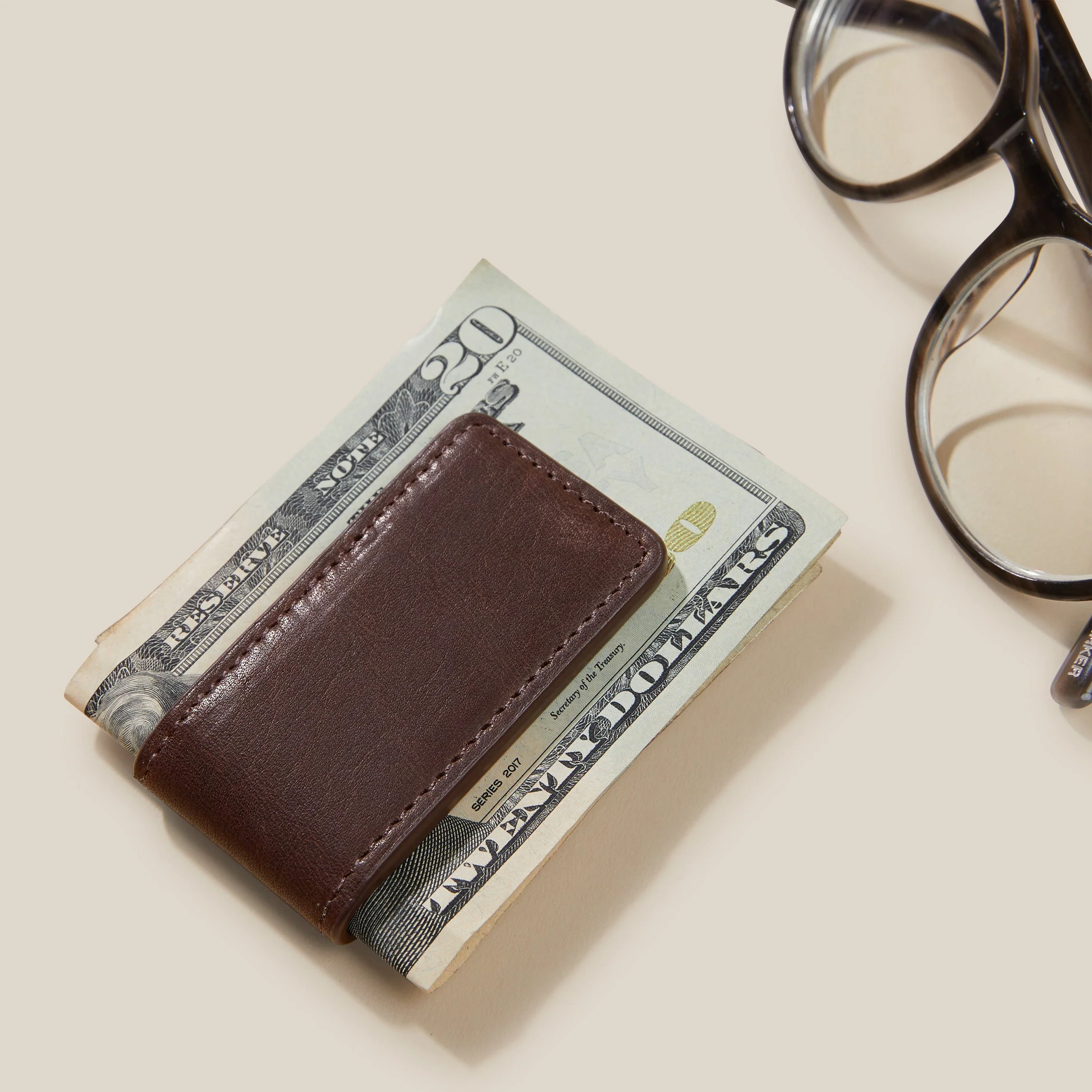 Magnetic Money Clip Mahogany - Image 3