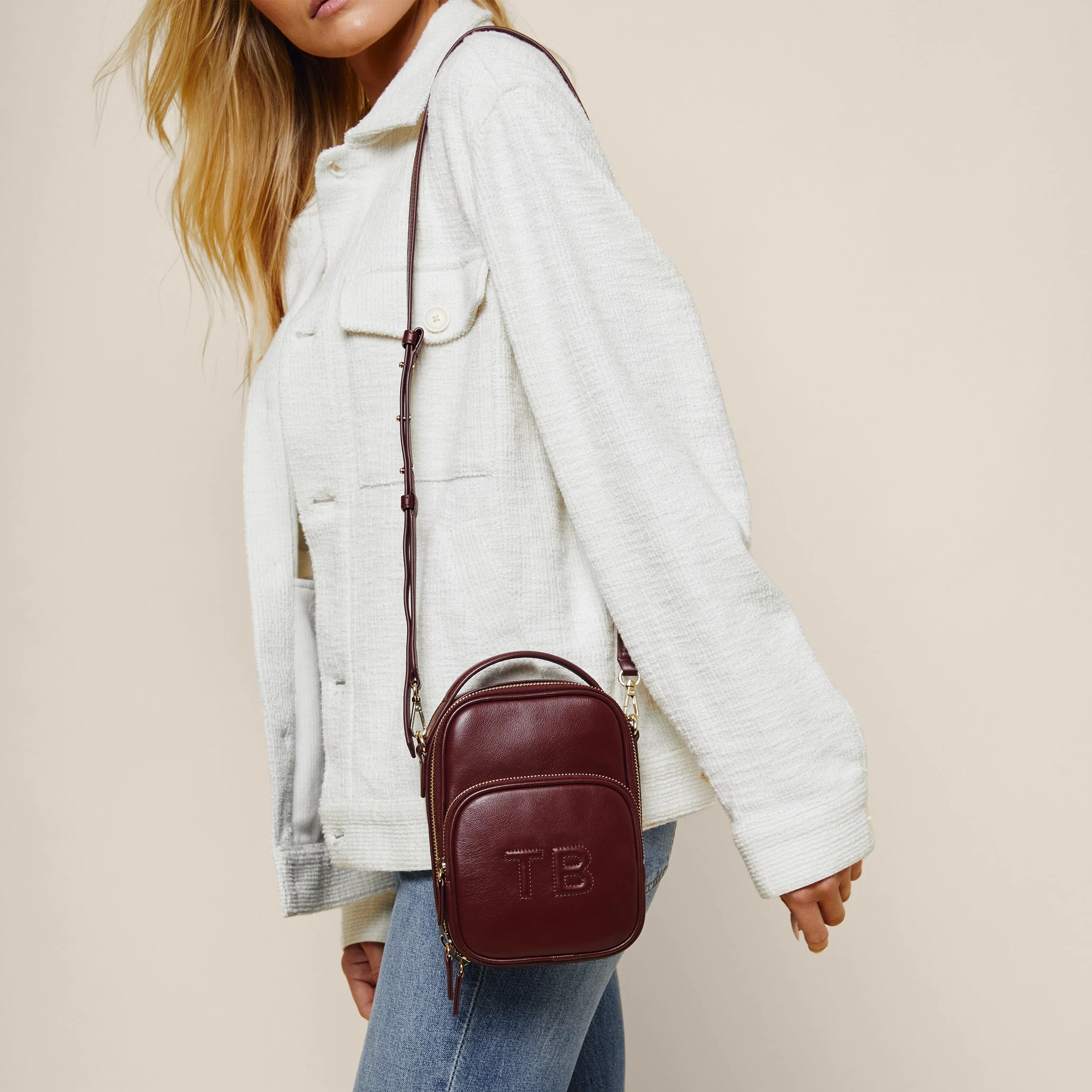 Meadow Small Sling Bag Bordeaux - Image 4