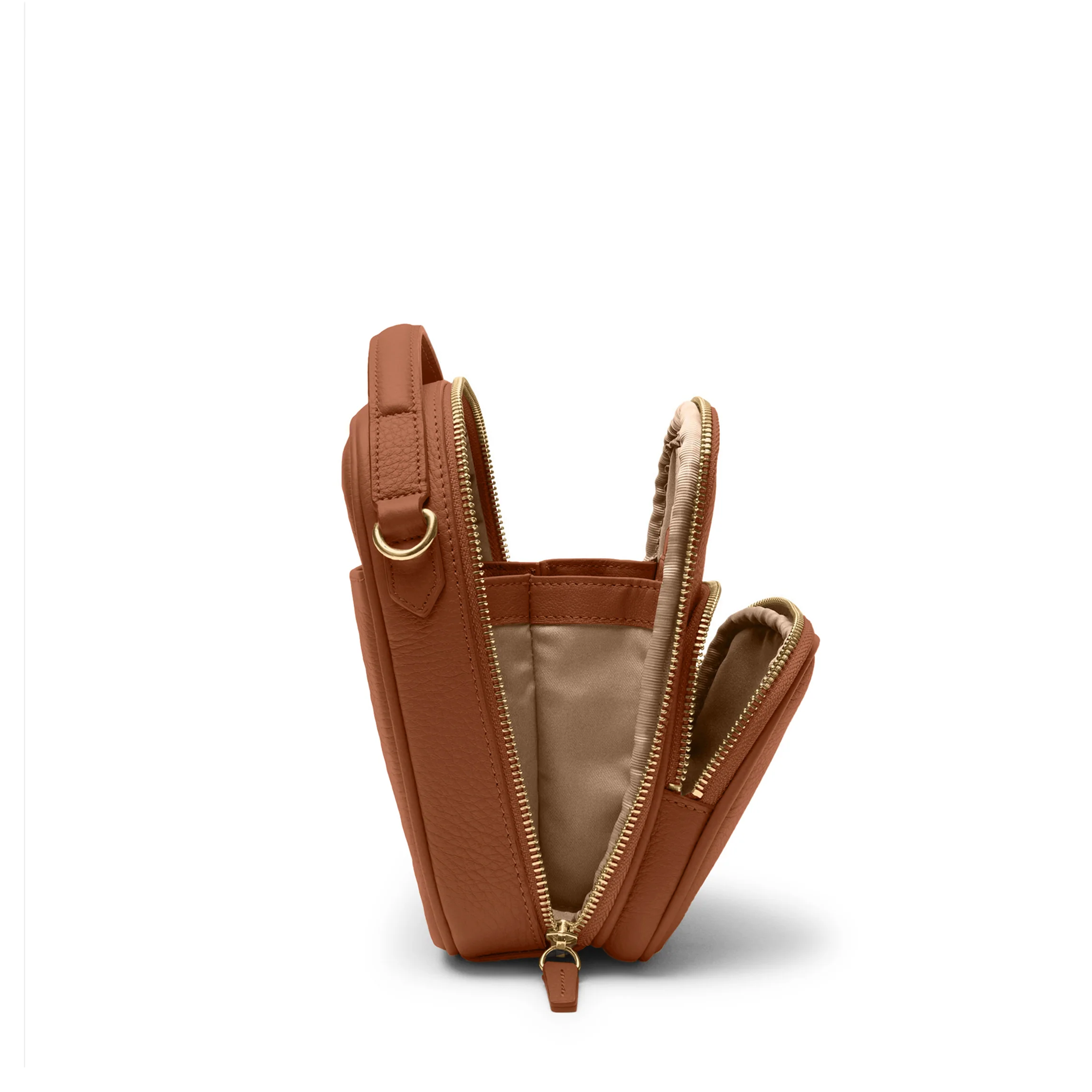 Meadow Small Sling Bag Saddle Brown - Image 5