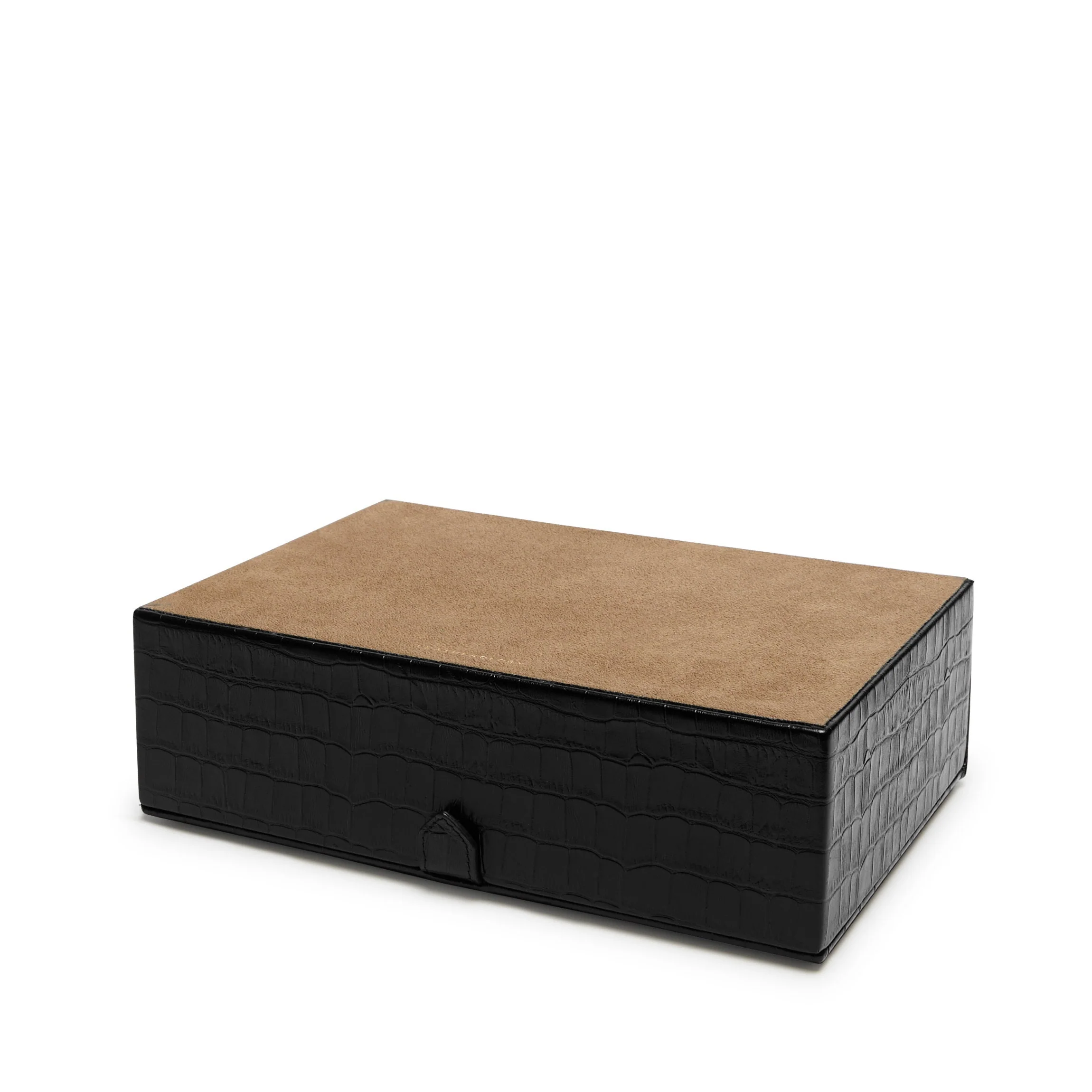 Medium Decorative Box Black Croc - Image 5