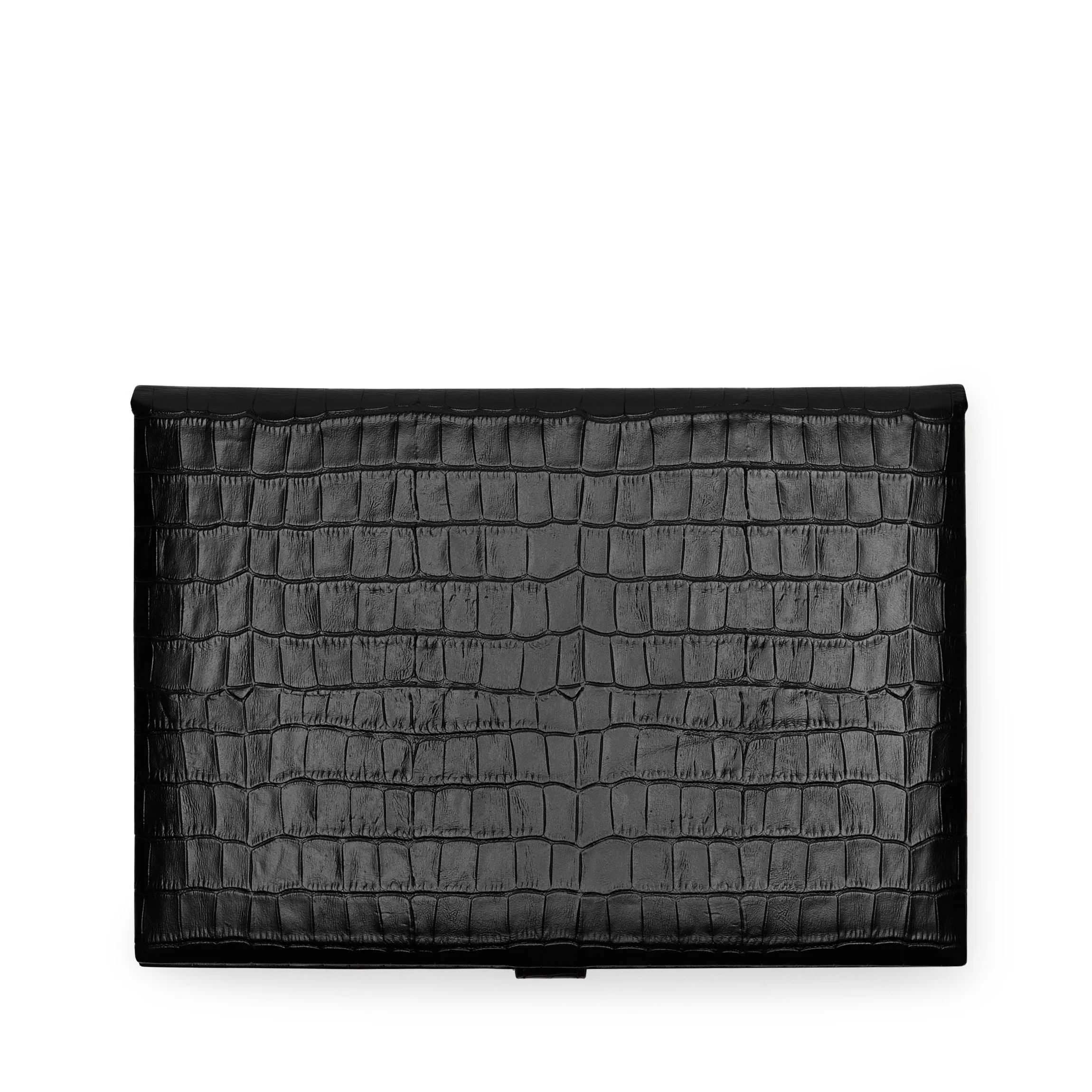 Medium Decorative Box Black Croc - Image 6