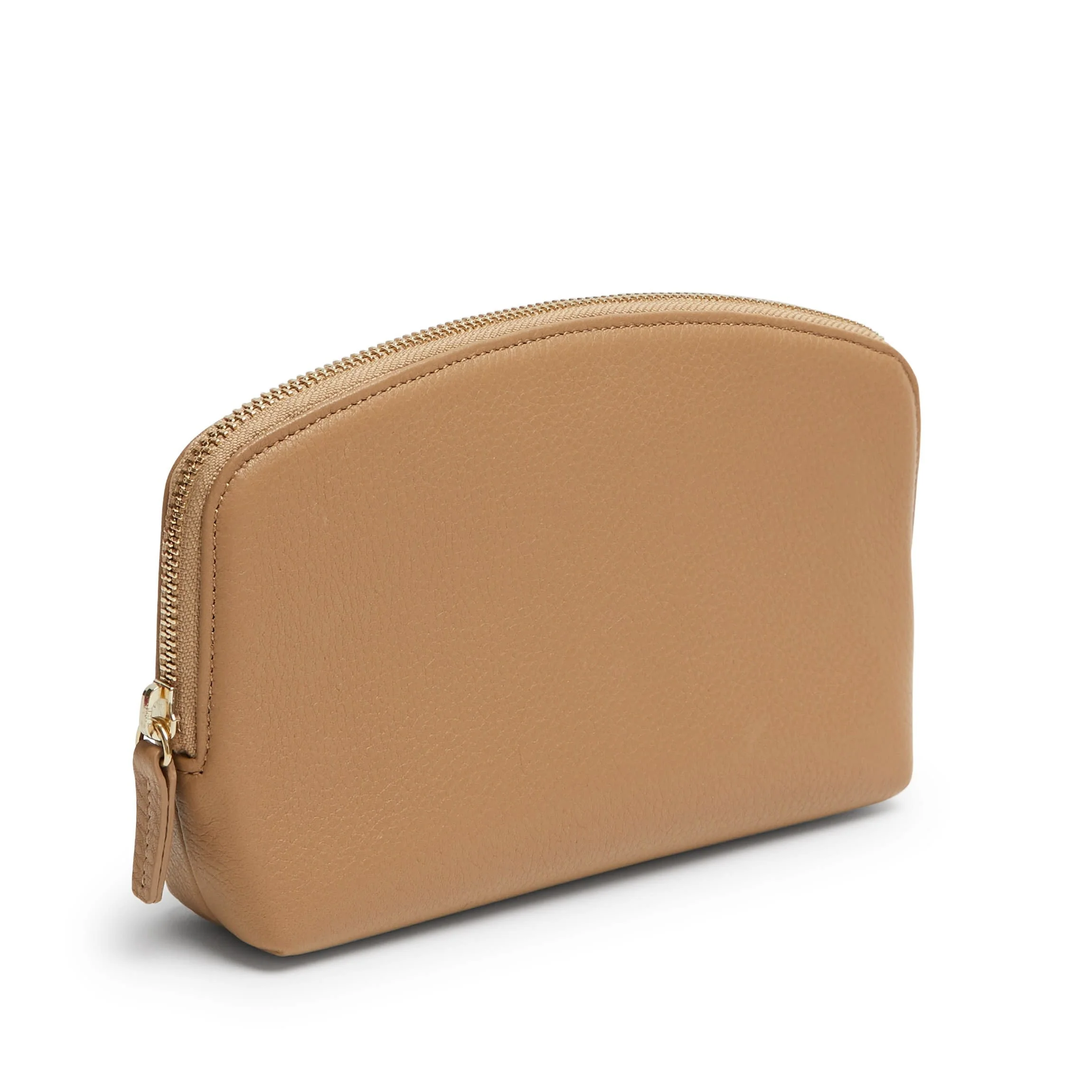 Medium Makeup Pouch Camel - Image 3