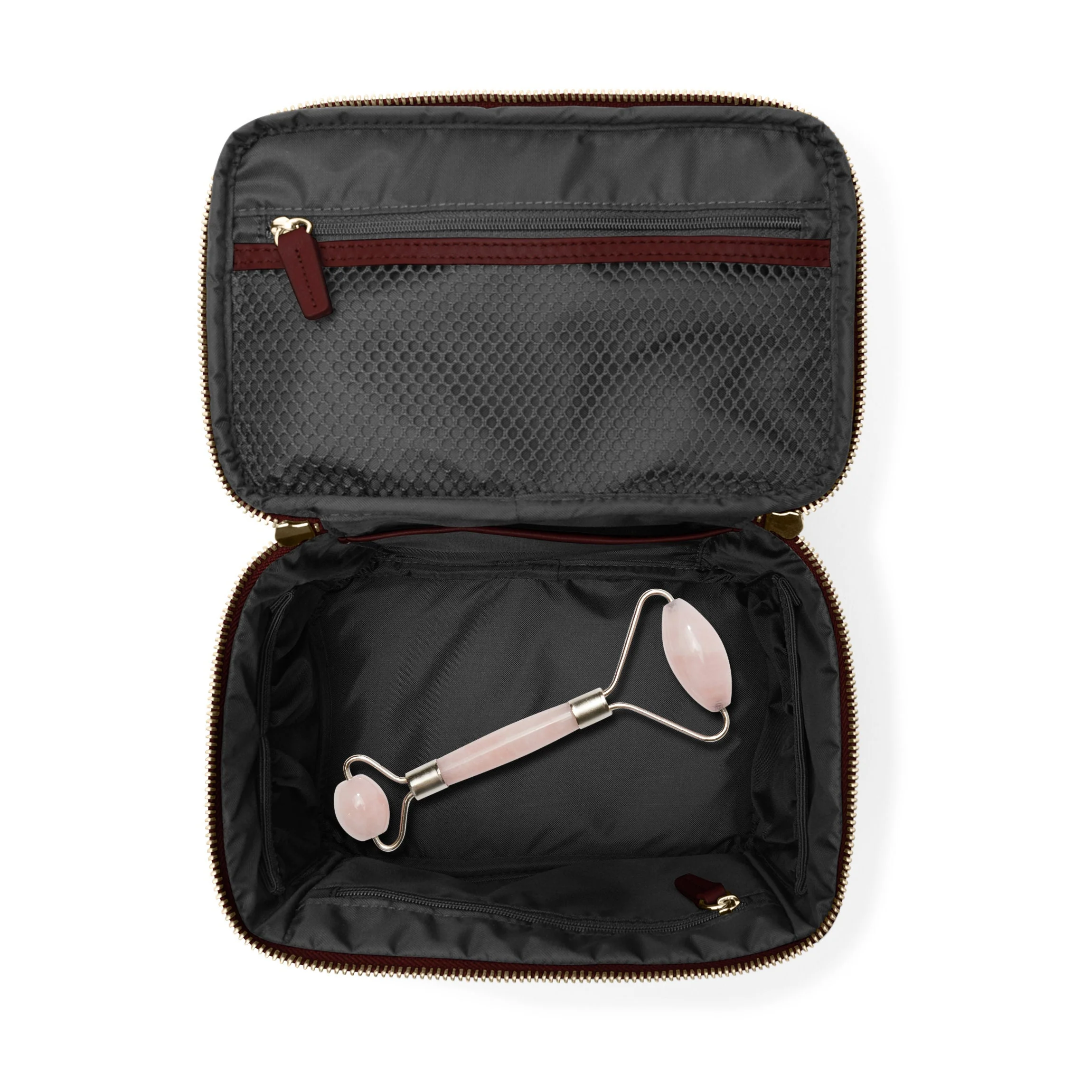 Medium Train Case Bordeaux - Image 4