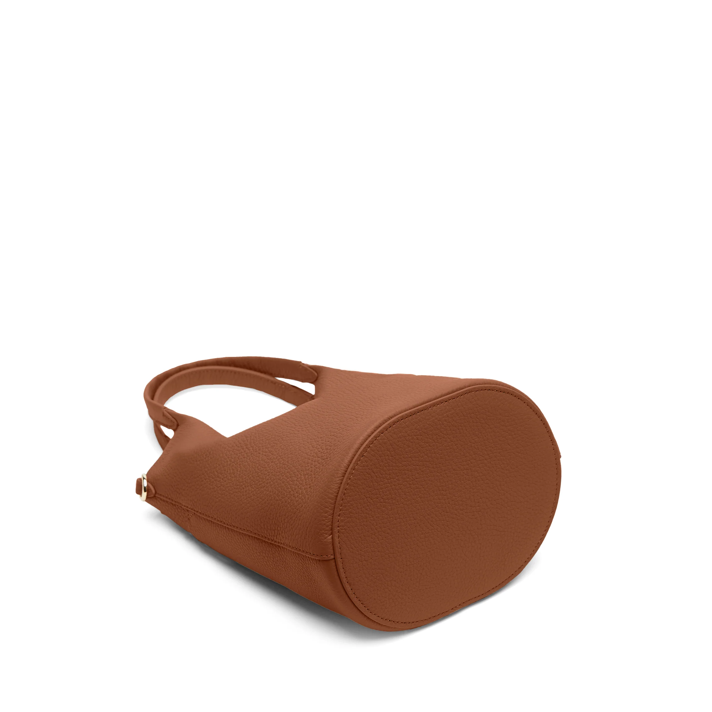 Mia Small Bucket Tote Saddle Brown - Image 7