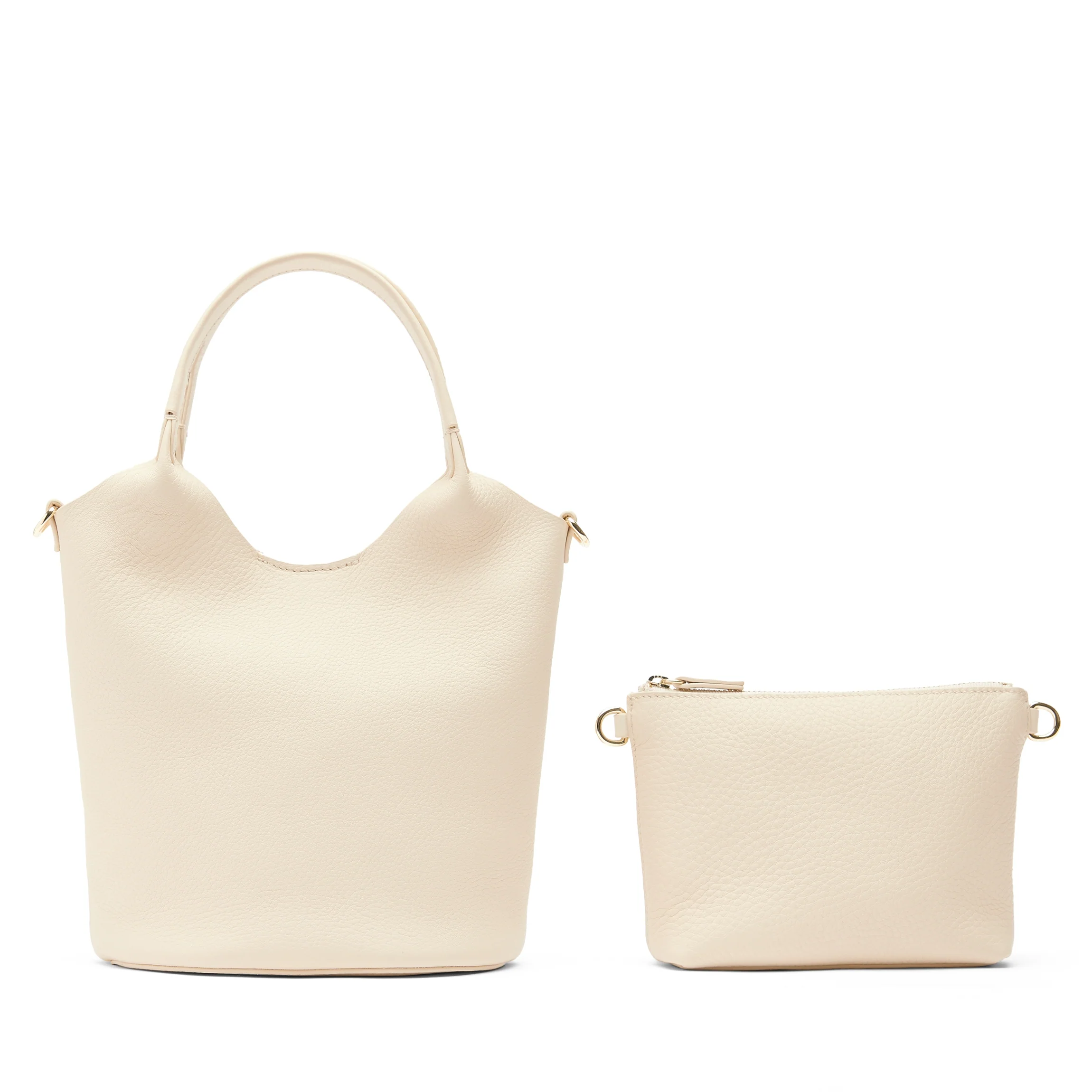 Mia Small Bucket Tote Sand - Image 5