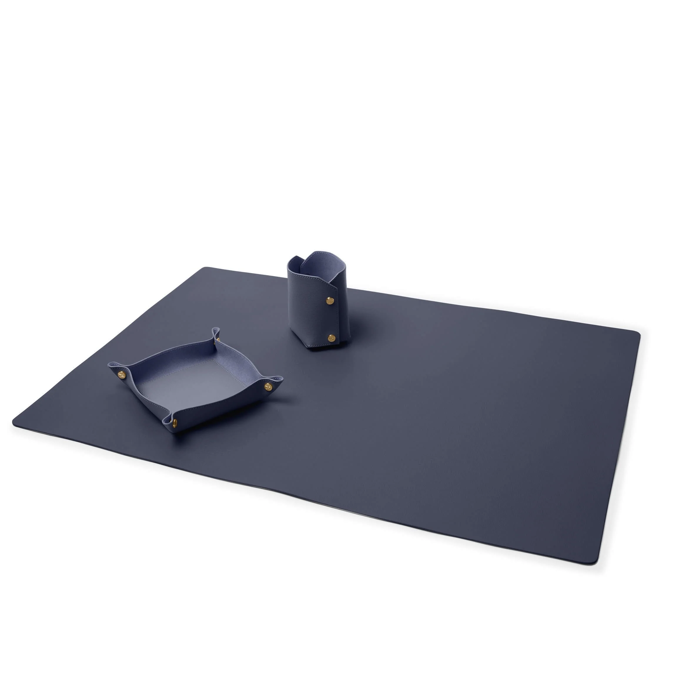 Modern Desk Set Midnight Blue - Image 3