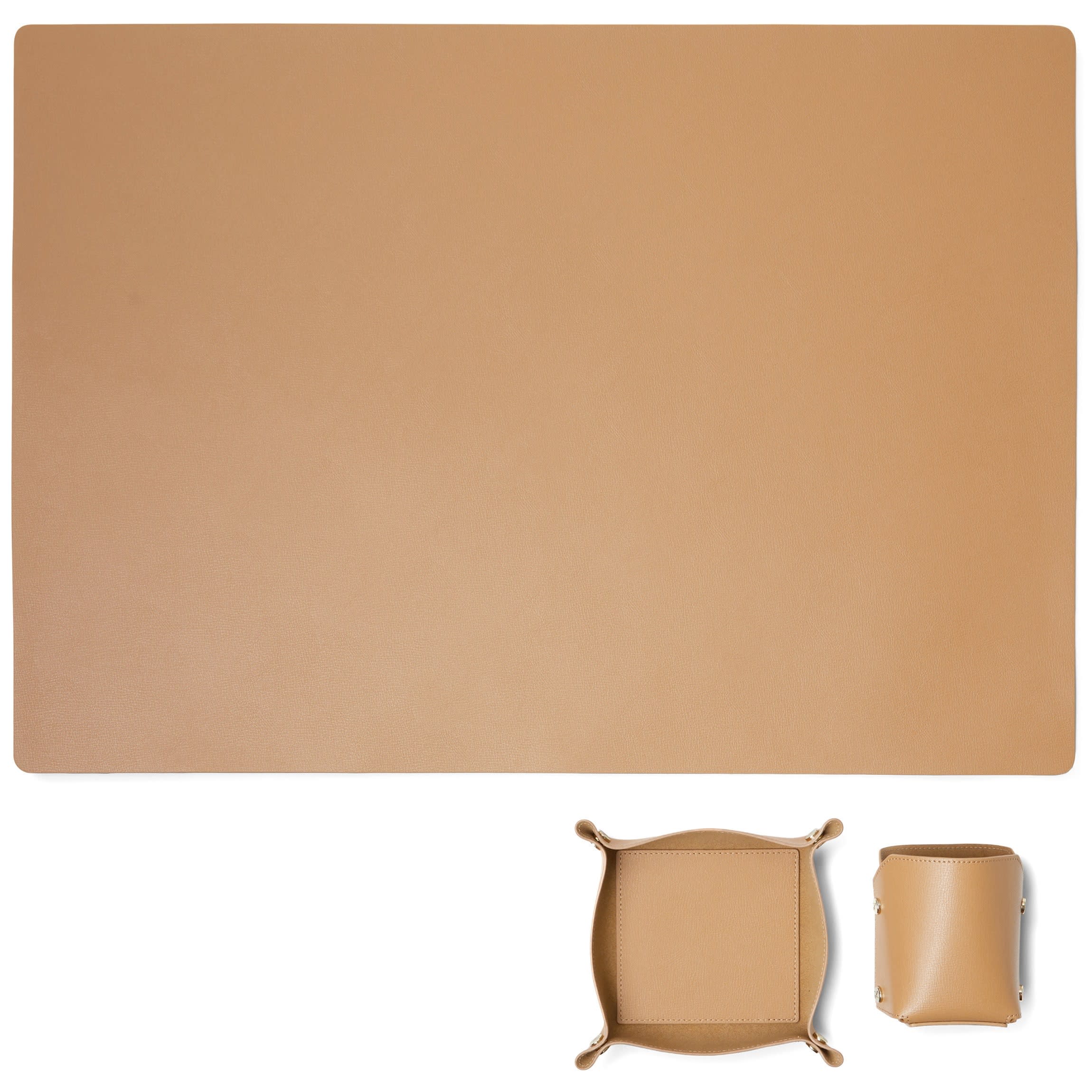 Modern Desk Set Tan - Image 4