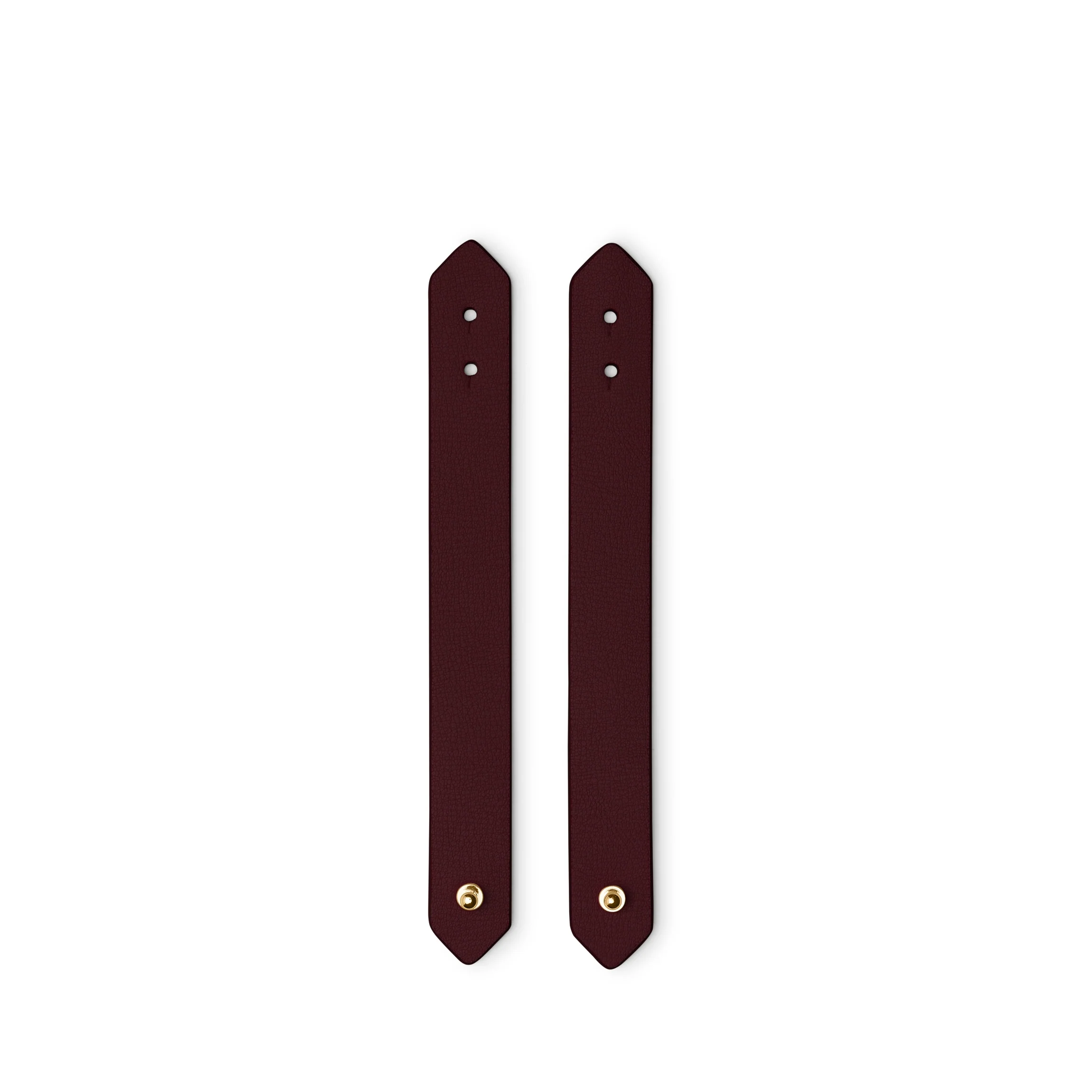 Modern Napkin Rings, Set of 2 Oxblood - Image 4