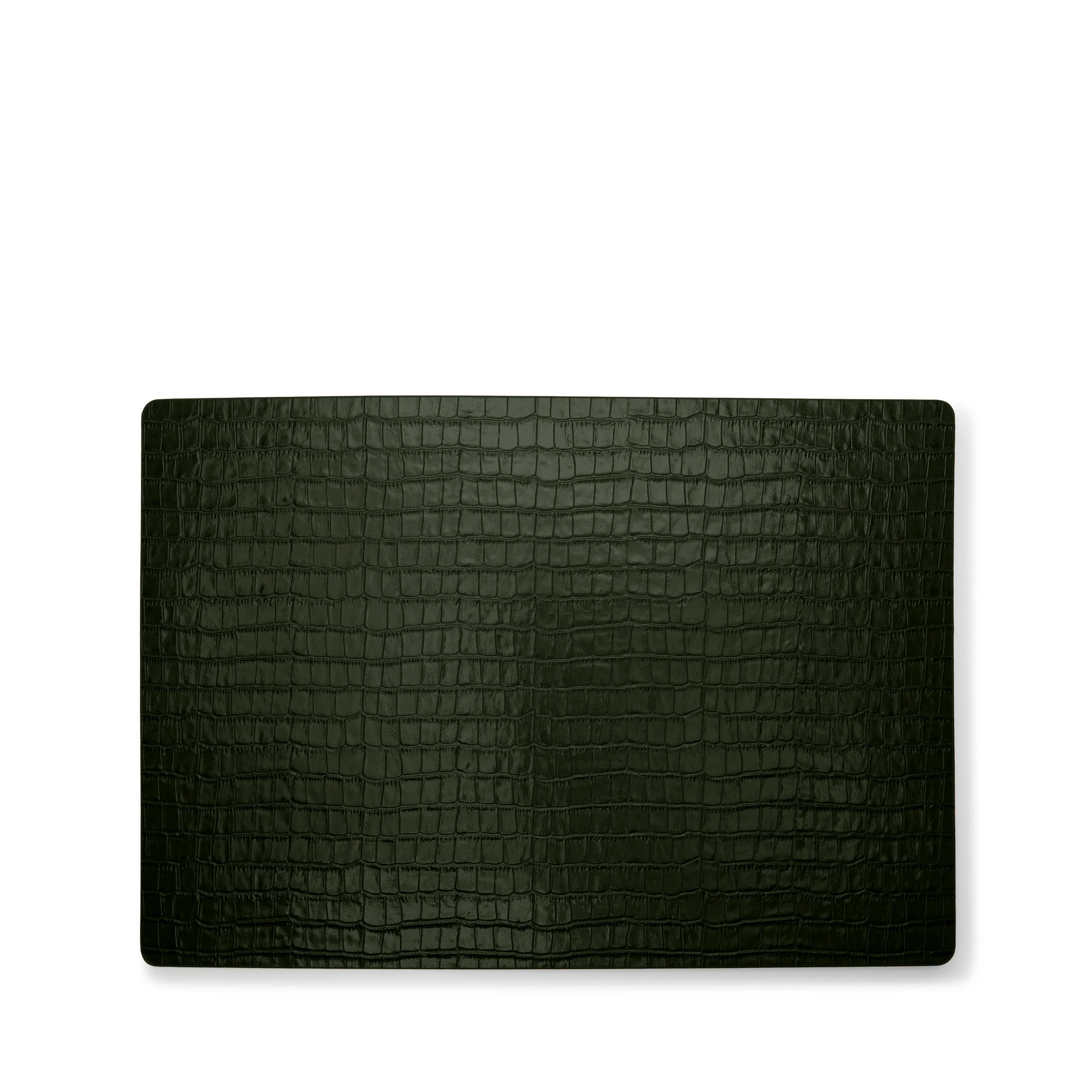 Modern Rectangle Placemats, Set of 2 Forest Croc - Image 3