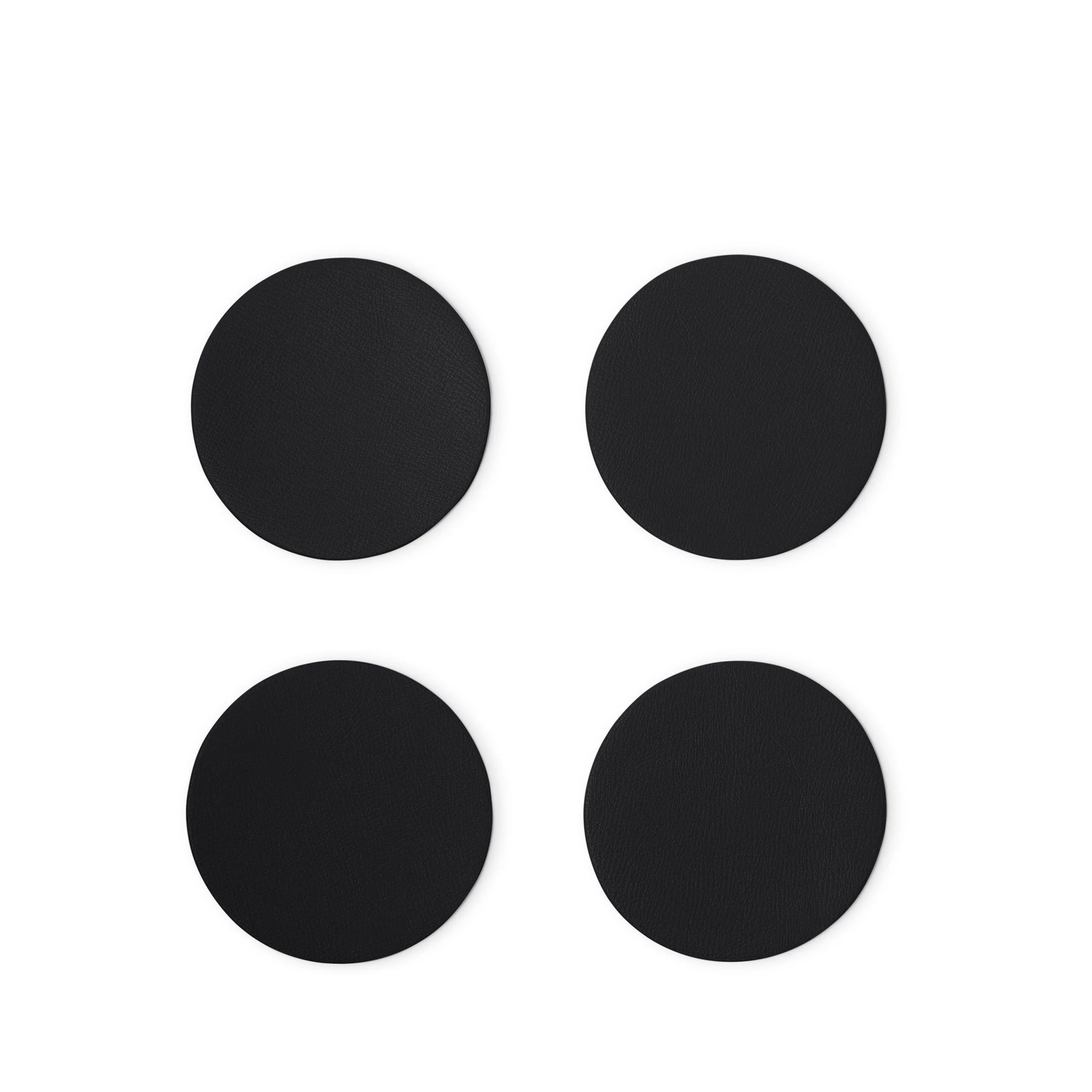 Modern Round Coaster Set Black - Image 3