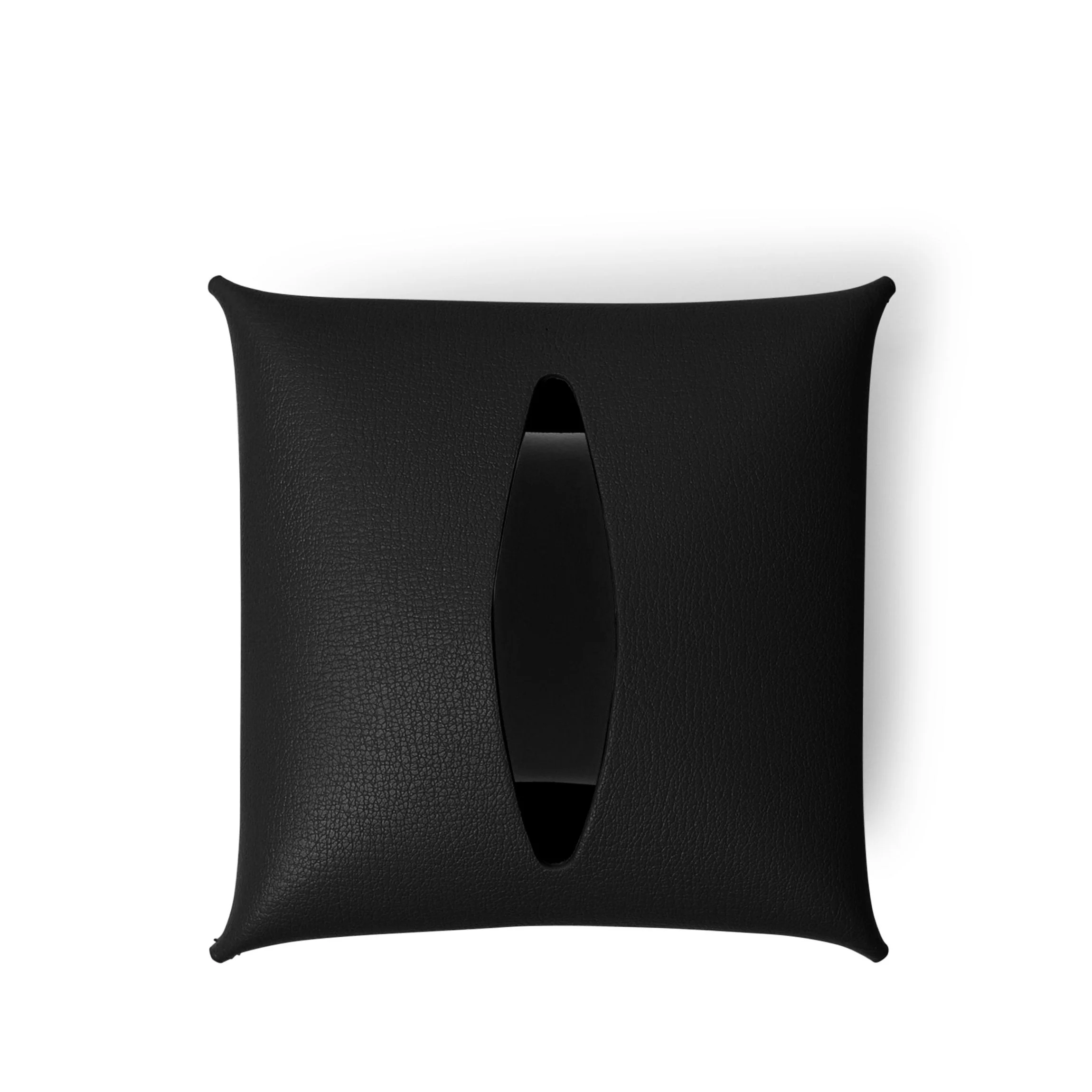 Modern Upright Tissue Box Holder Black - Image 4