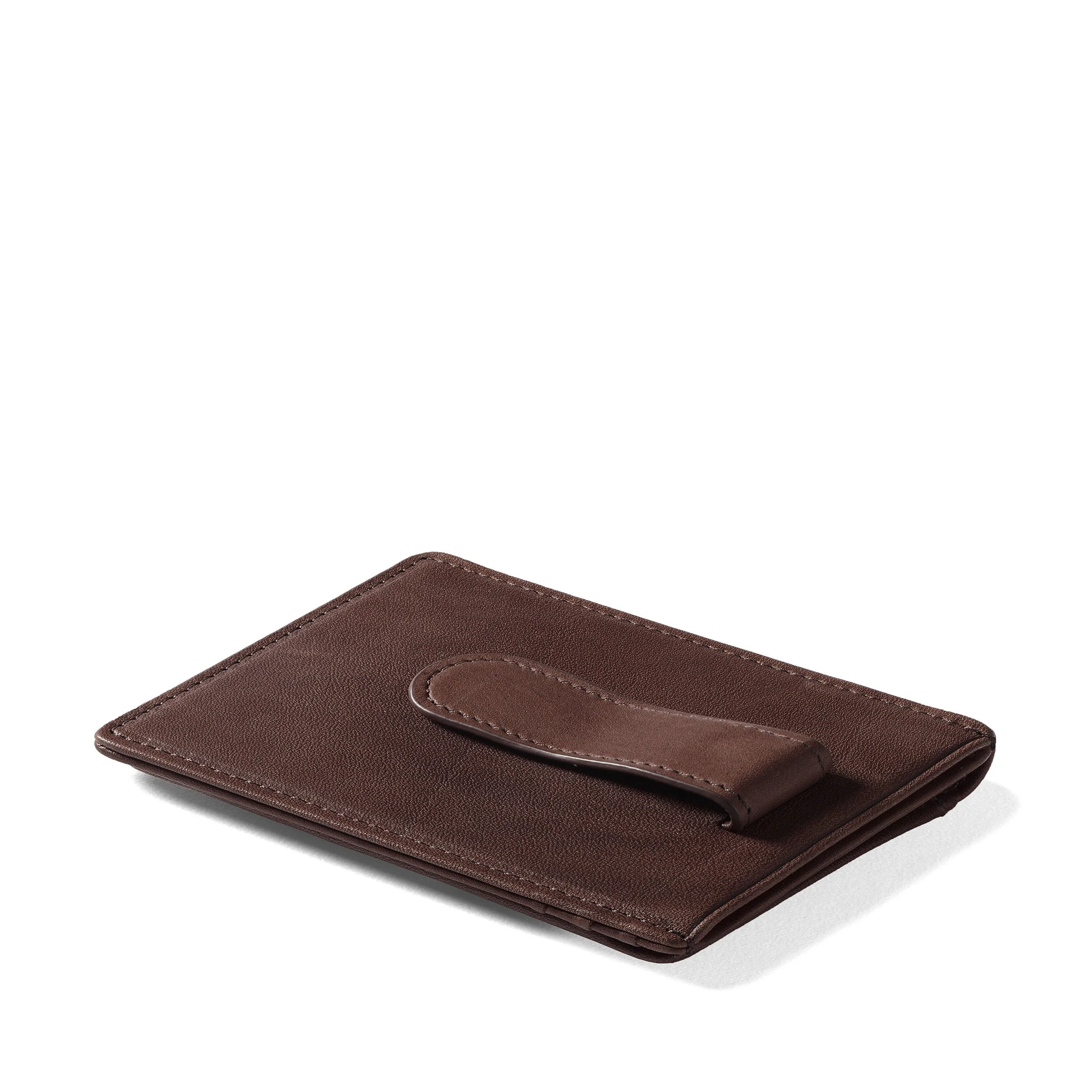 Money Clip Card Holder Mahogany - Image 5