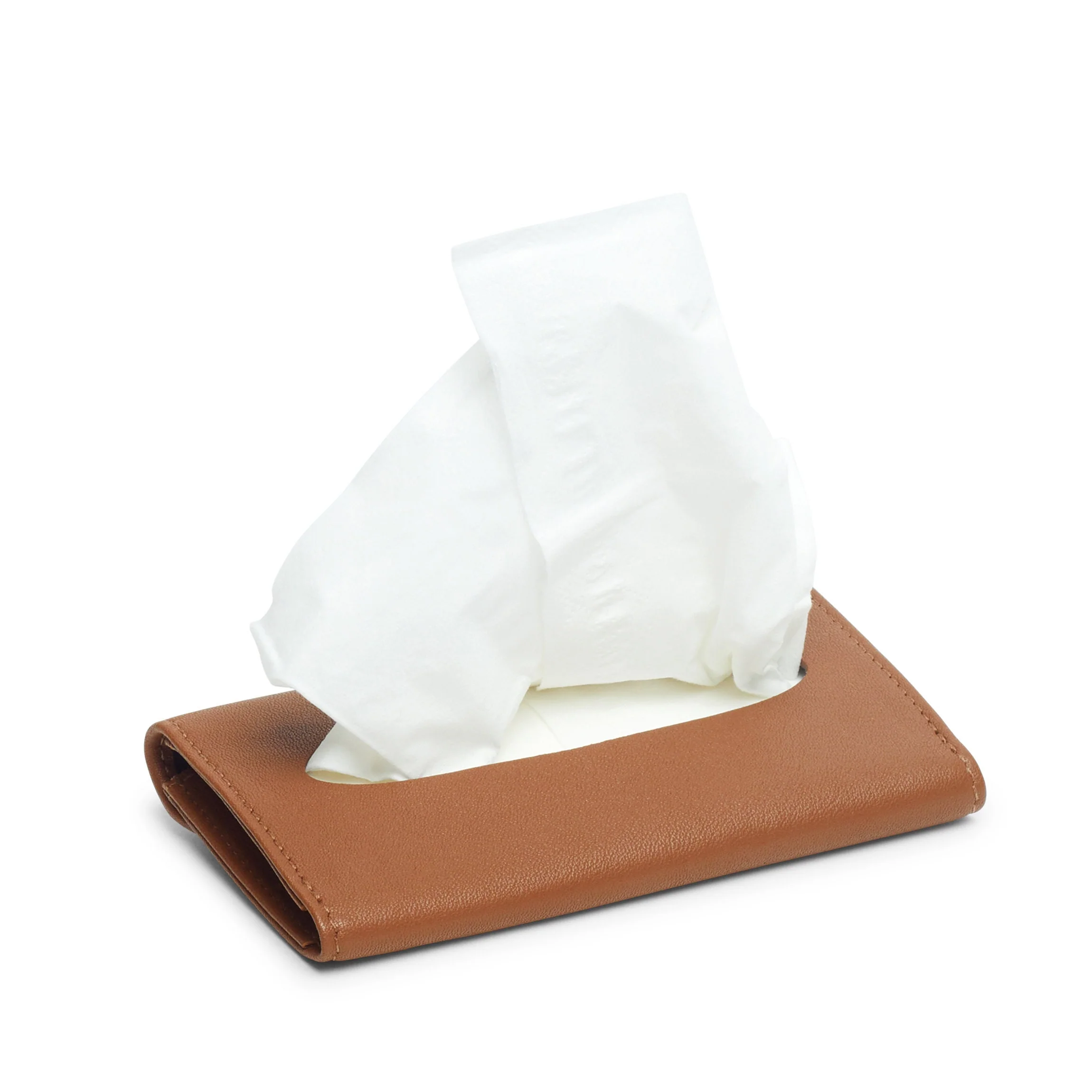 Pocket Tissue Holder Cognac - Image 3