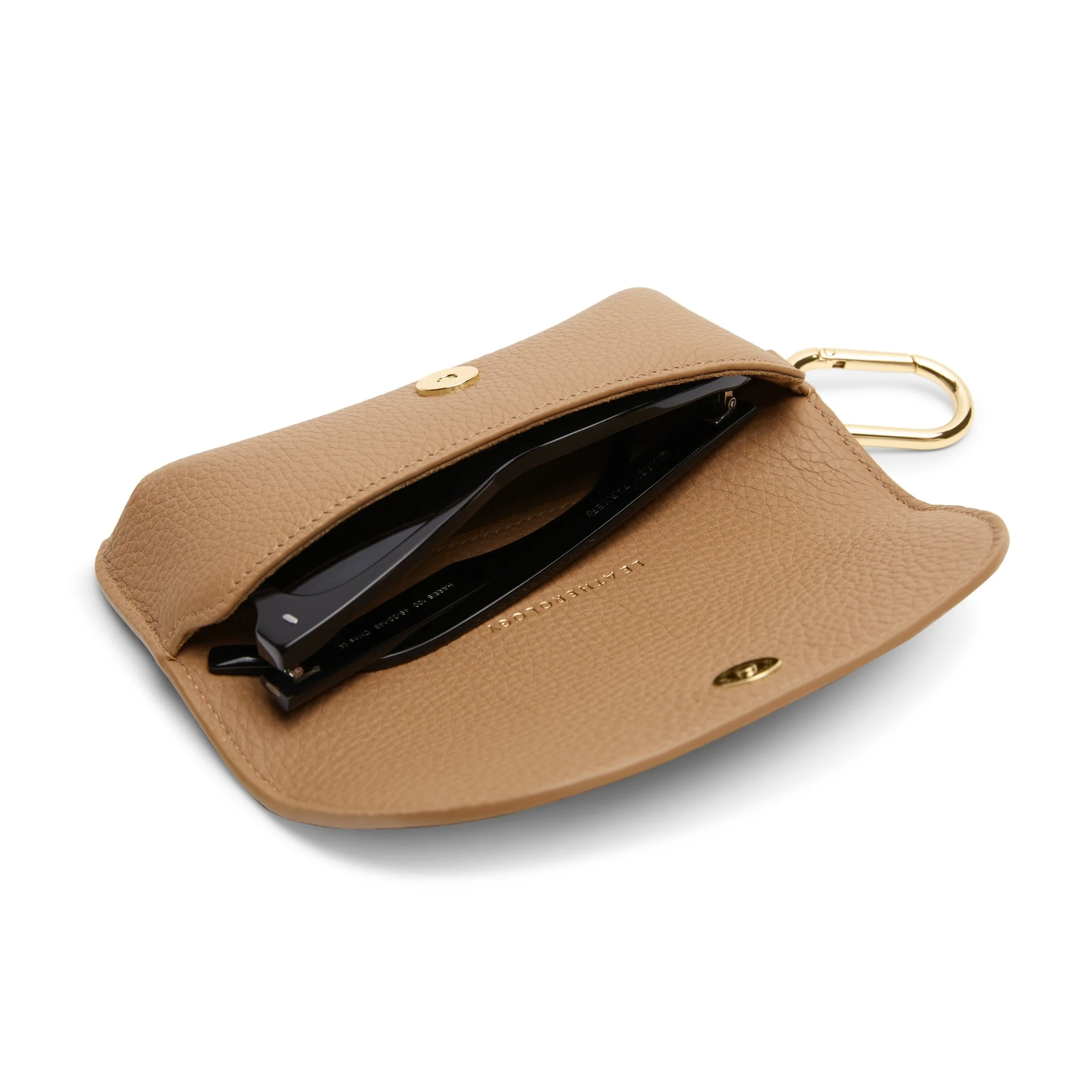 Portable Sunglass Case Camel - Image 3