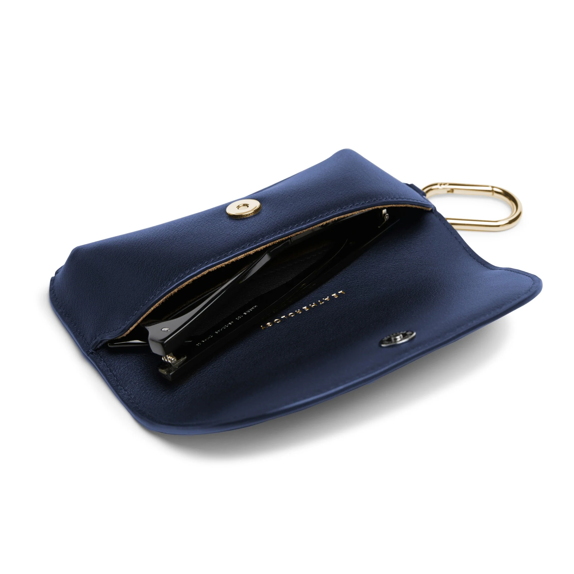 Portable Sunglass Case Navy Blue - Image 3
