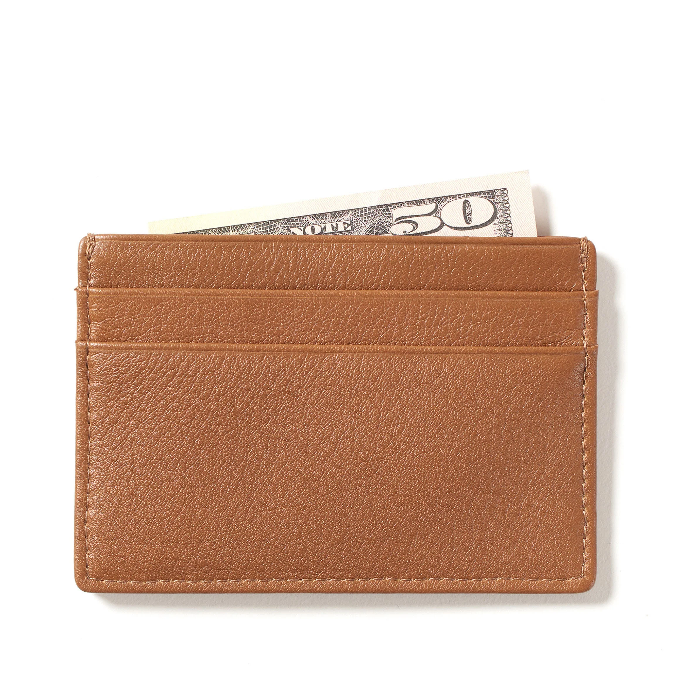 Slim Card Case Cognac - Image 3