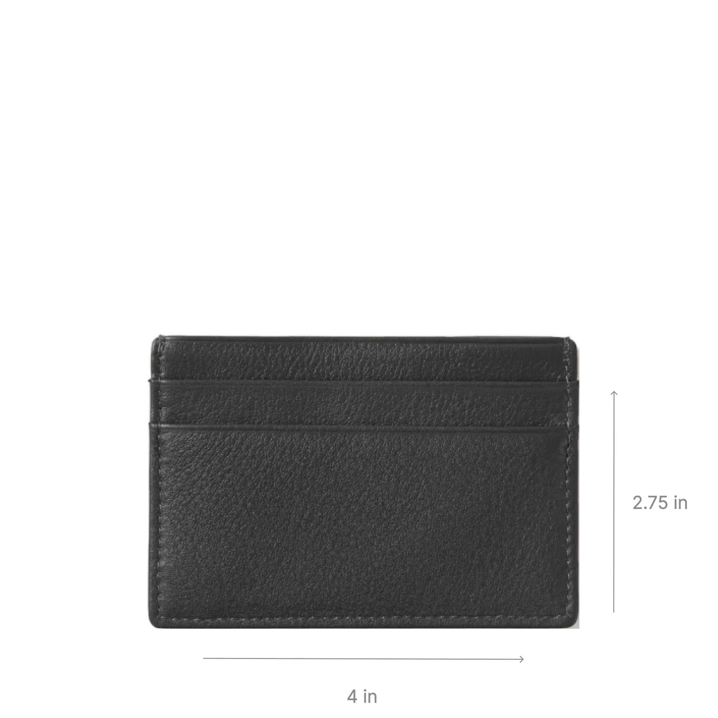 Slim Card Case Black Croc - Image 4