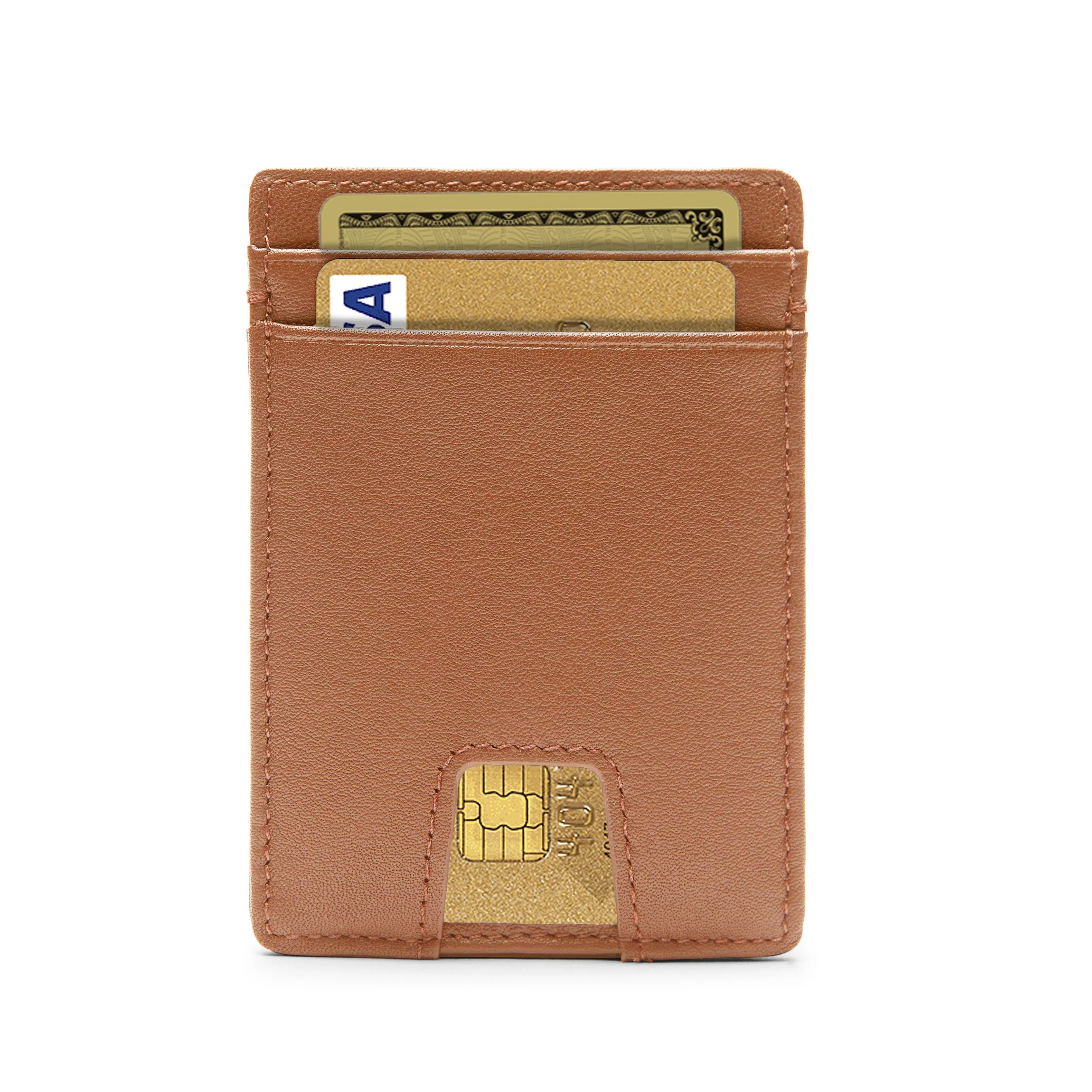 Slim Utility Card Case Cognac - Image 3