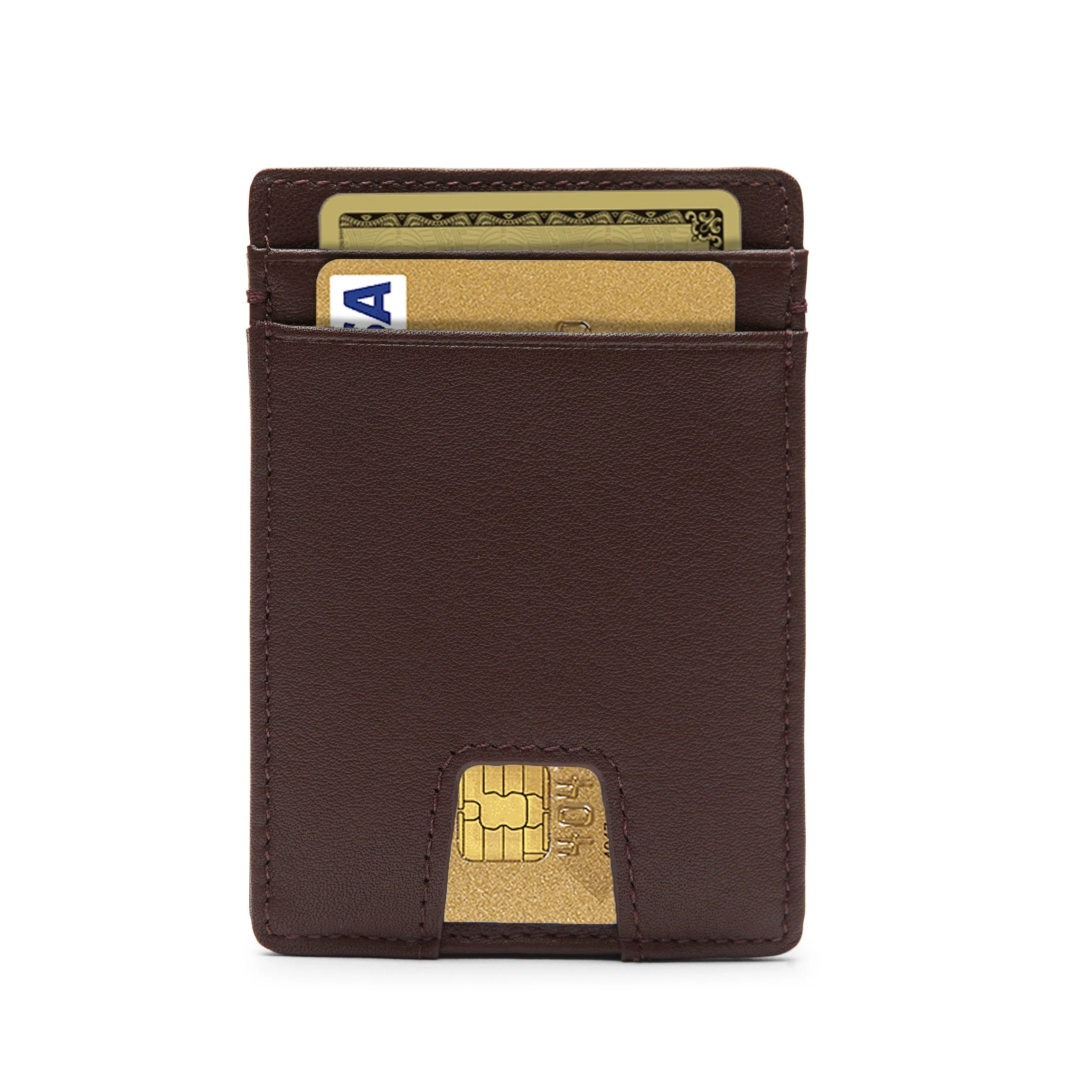 Slim Utility Card Case RFID Brown - Image 3