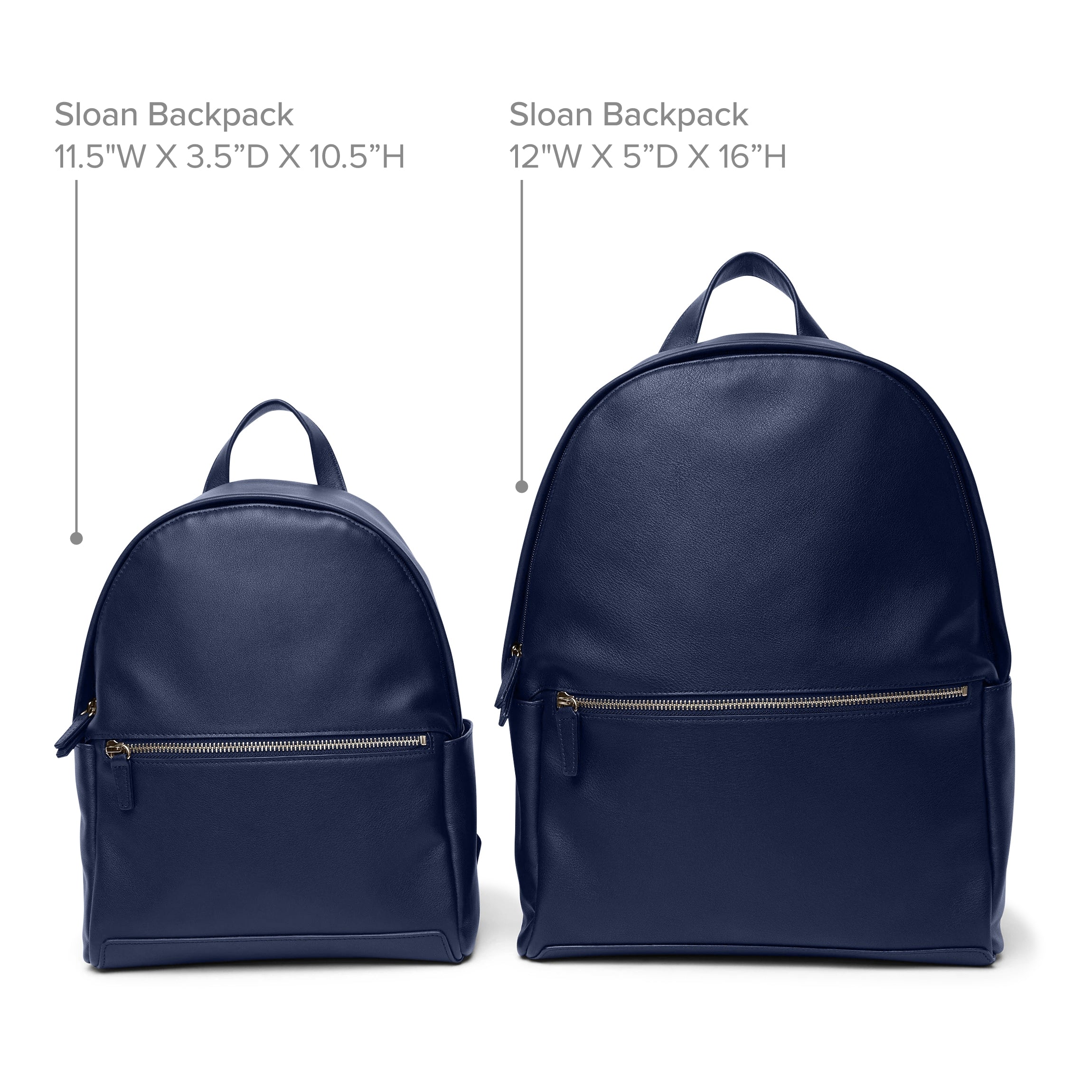 Sloan Mini Backpack Navy Blue - Image 7