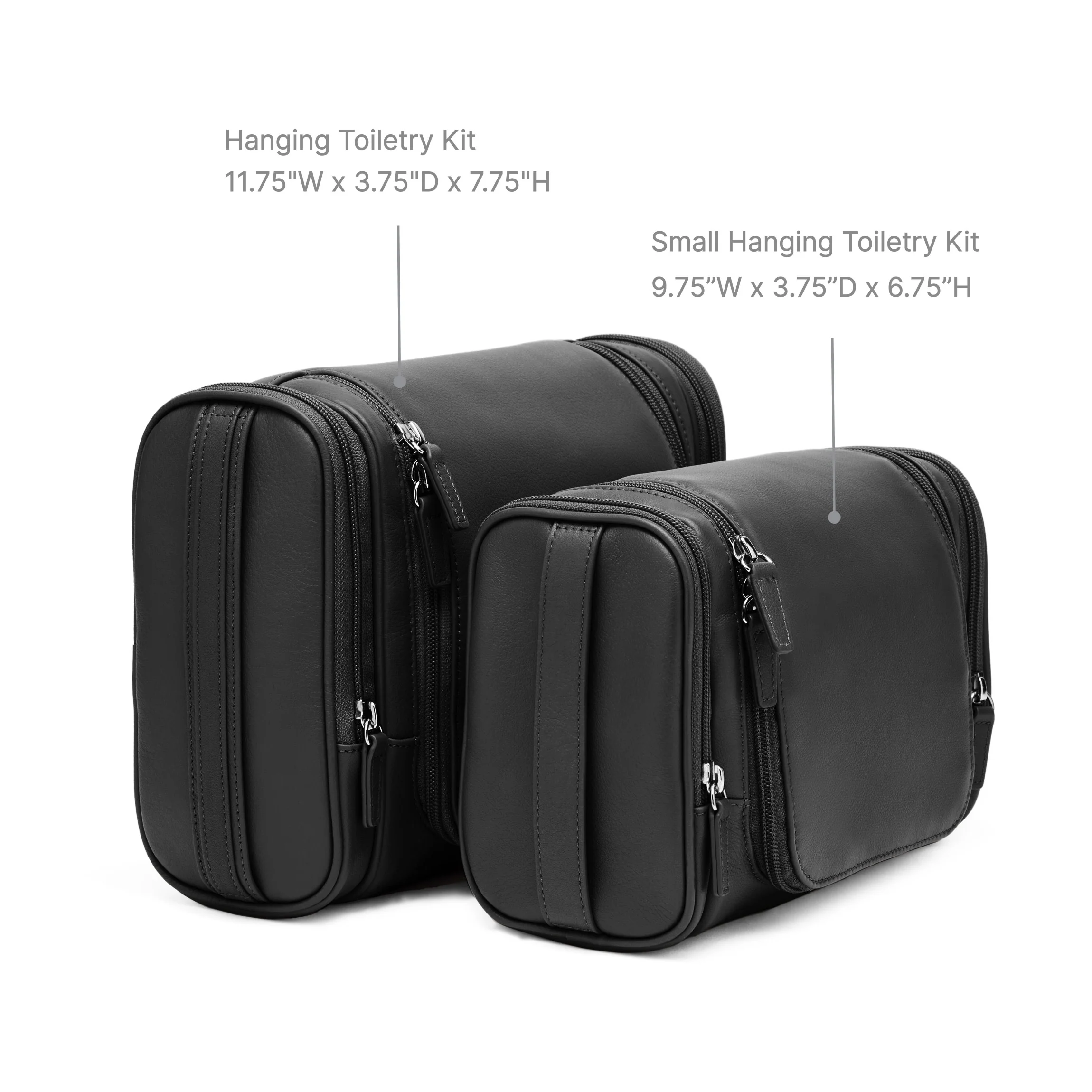 Small Hanging Toiletry Kit Brown - Image 7