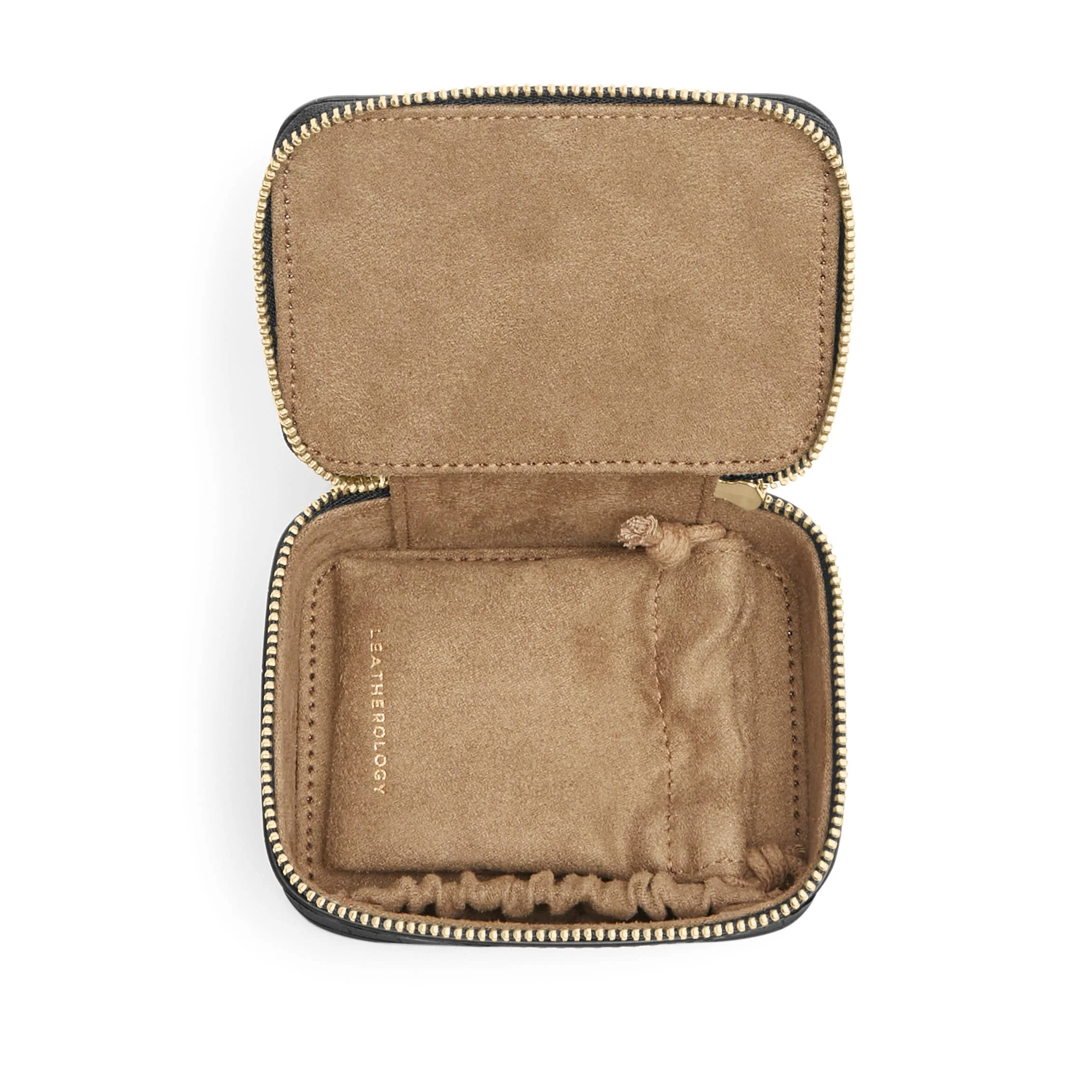 Small Jewelry Organizer Black Croc - Image 4