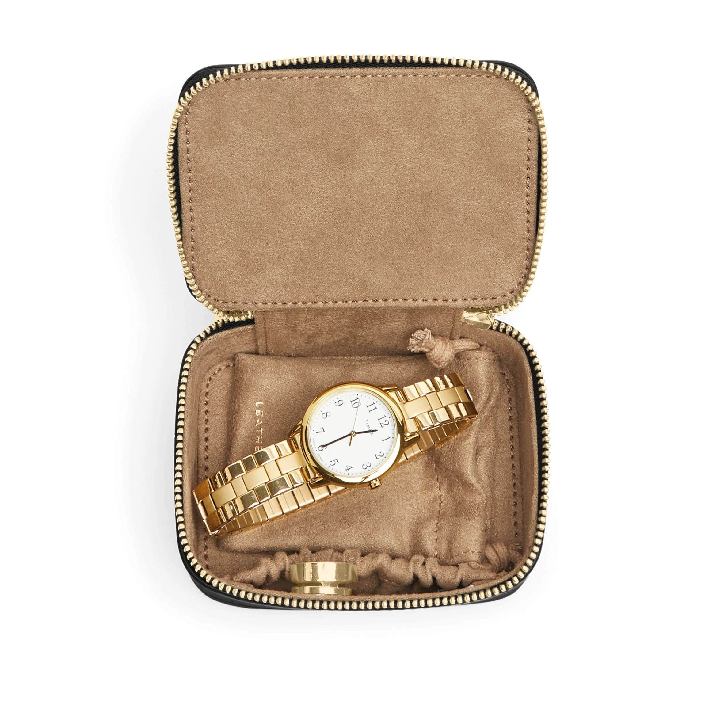 Small Jewelry Organizer Black Croc - Image 5