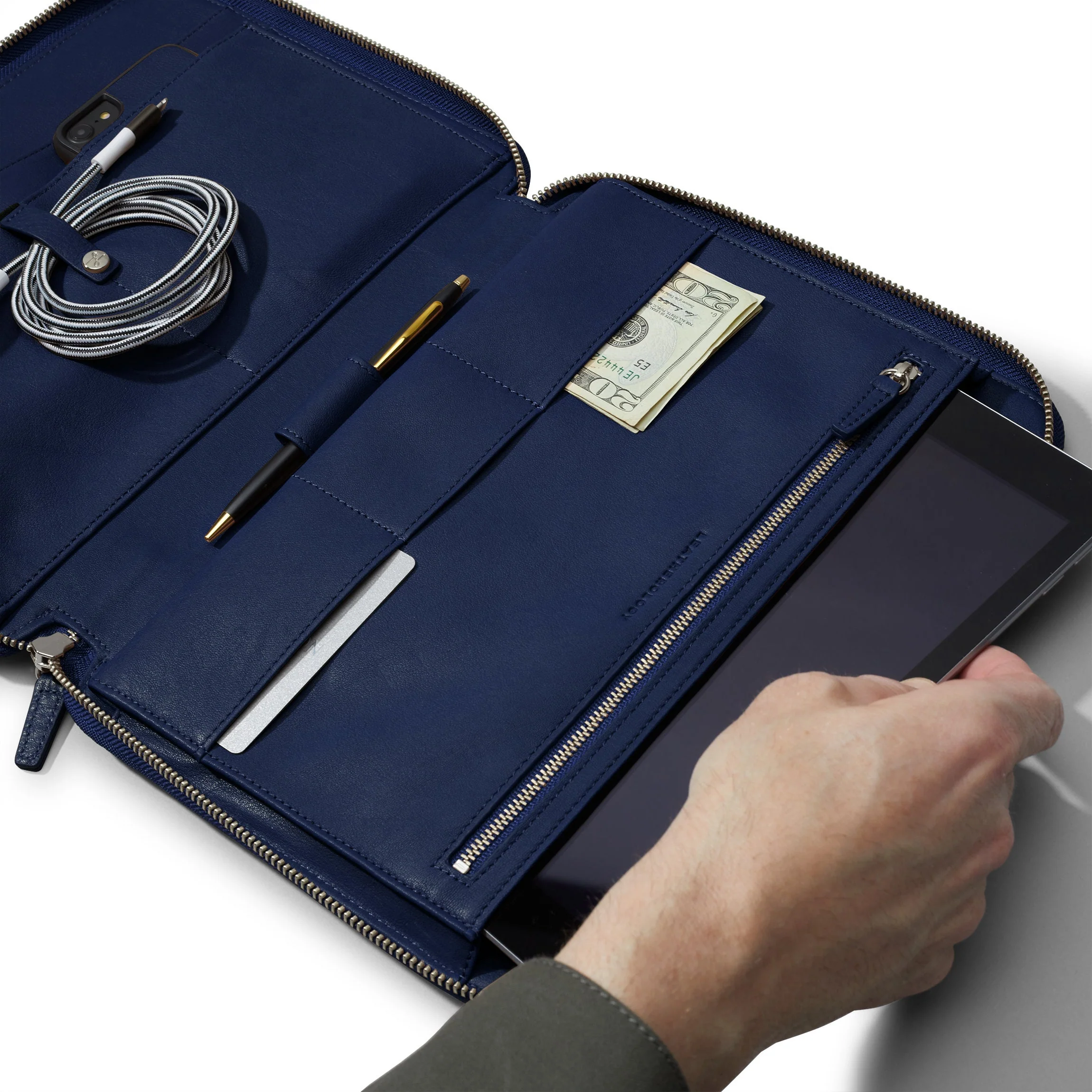 Tech Folio Navy Blue - Image 4