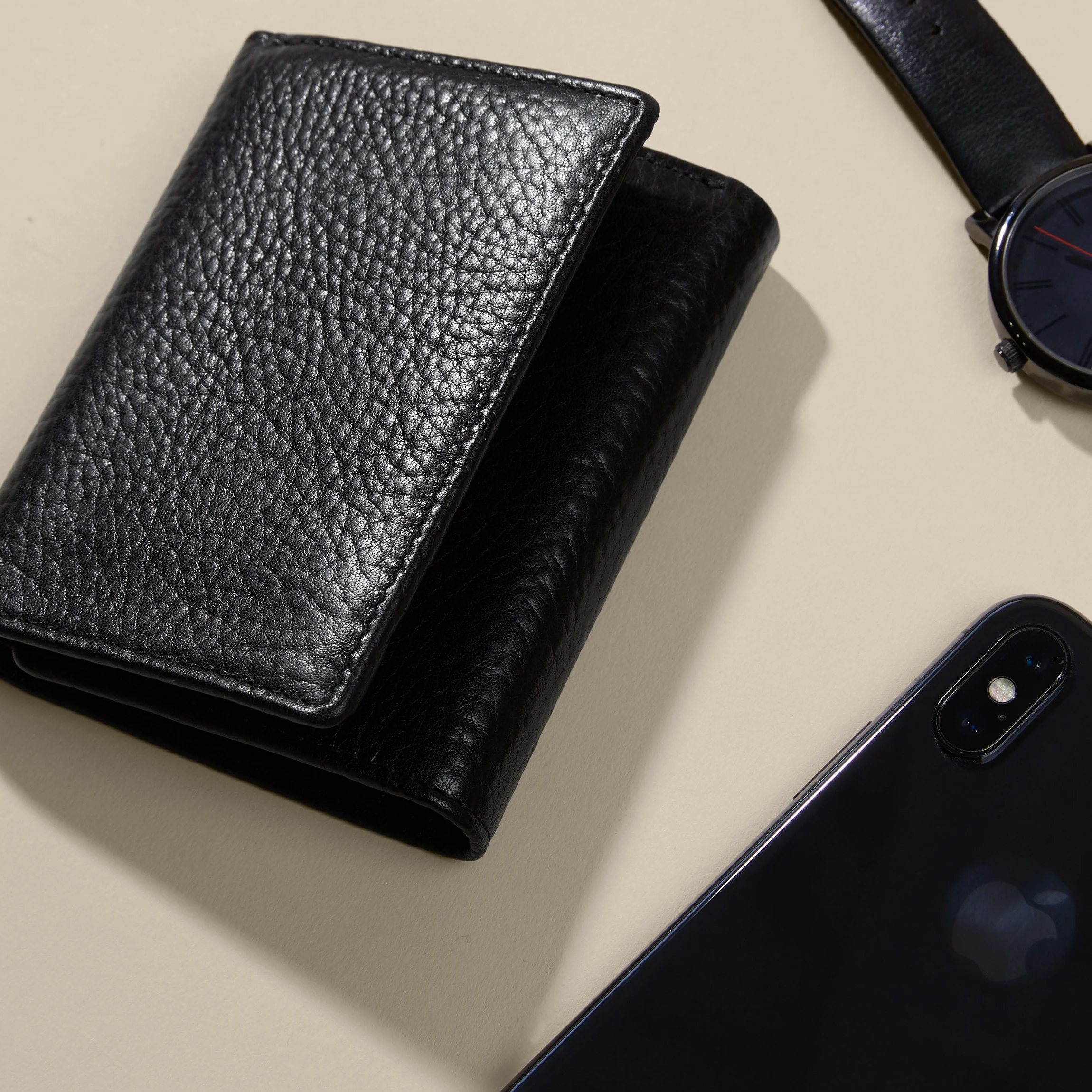 Trifold with Card Wallet Brown - Image 3