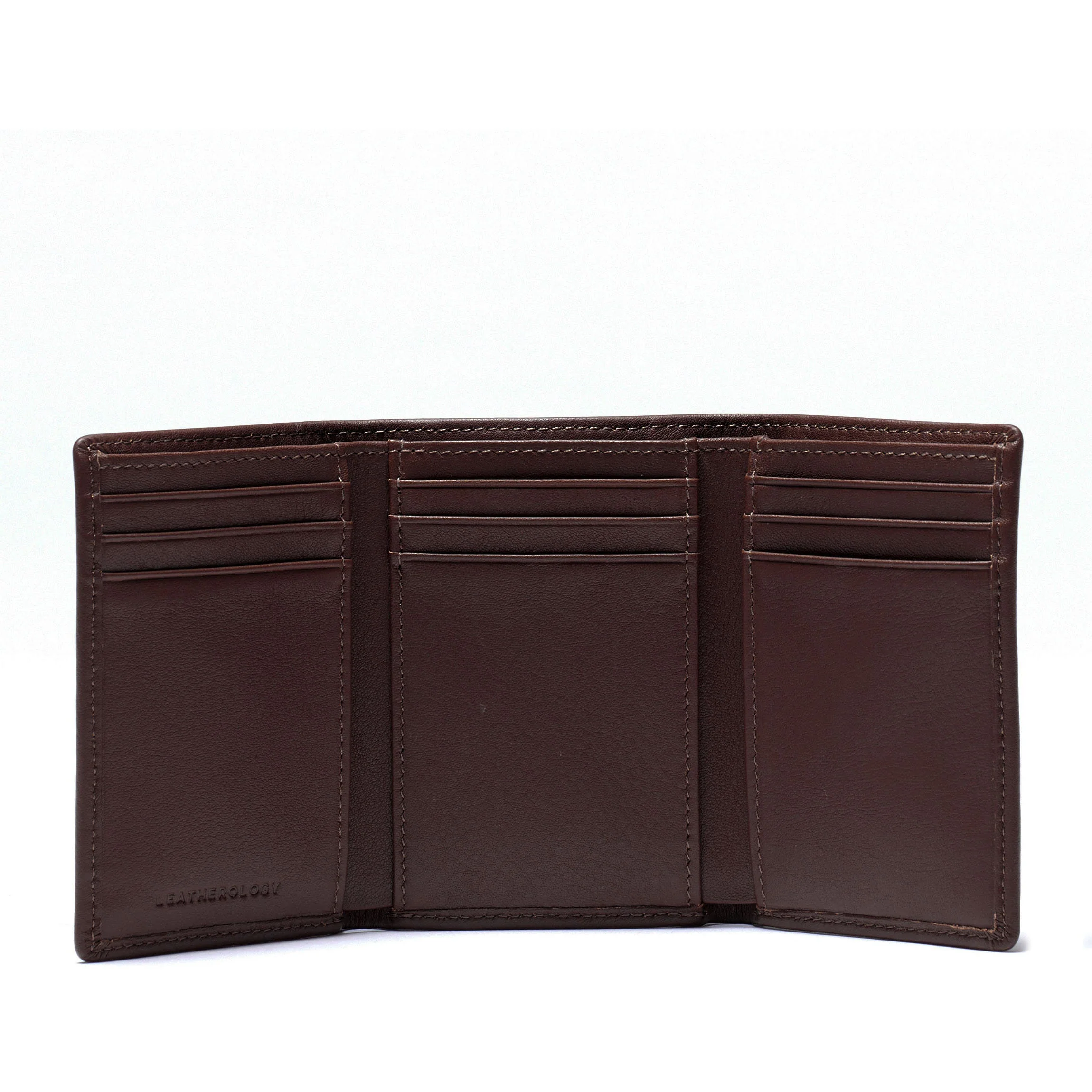 Trifold with Card Wallet Brown - Image 5