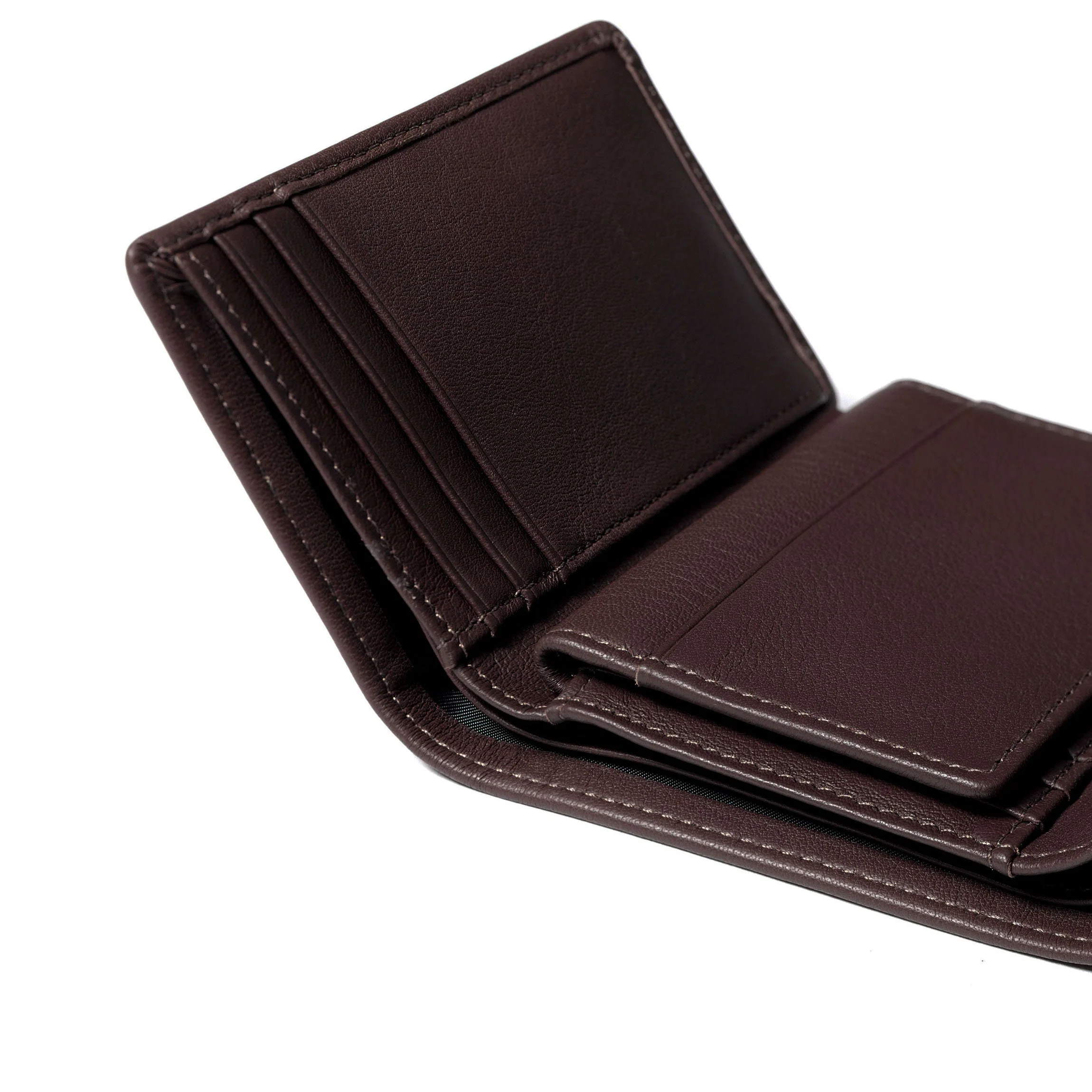 Trifold with Card Wallet Brown - Image 6