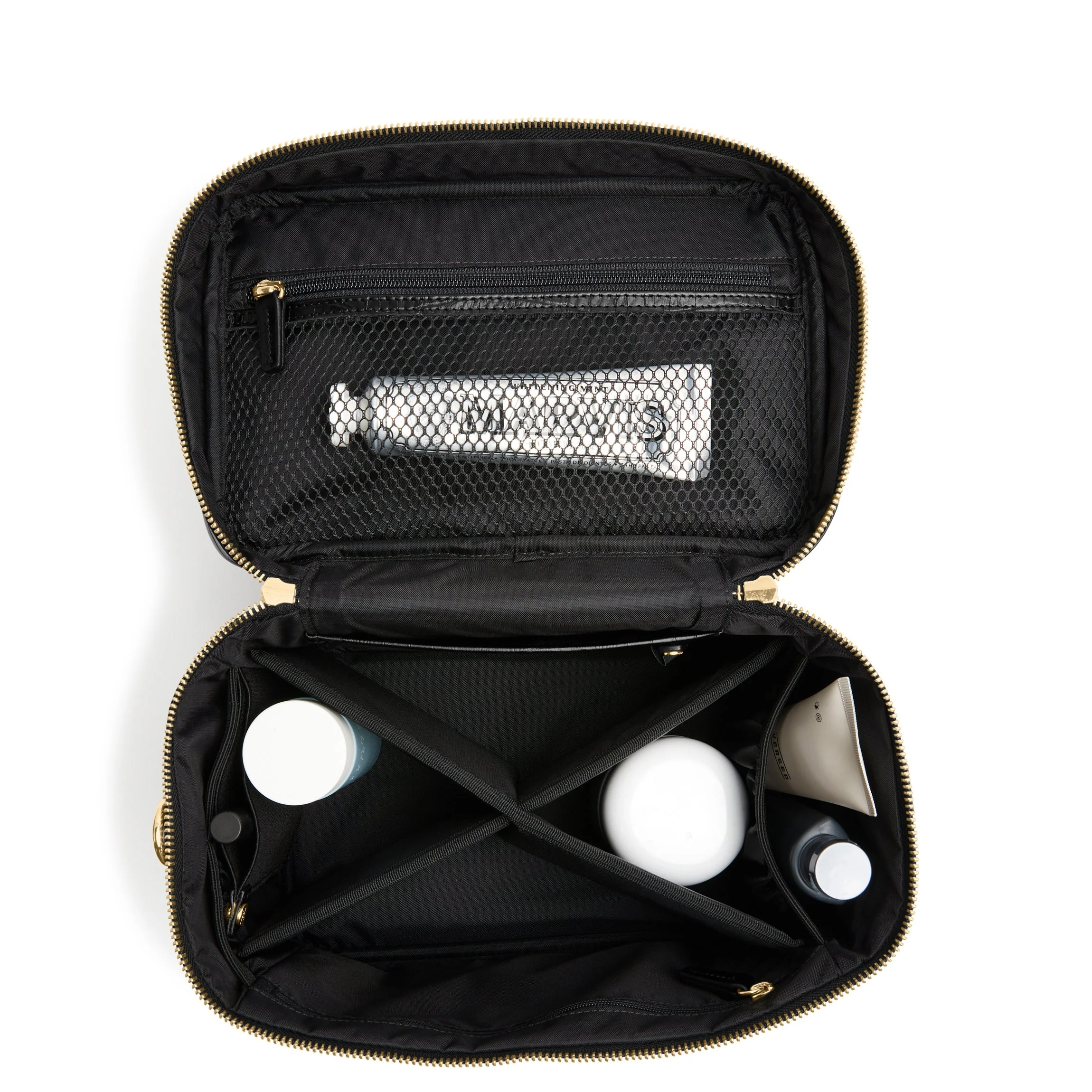 XL Train Case Black Croc - Image 3