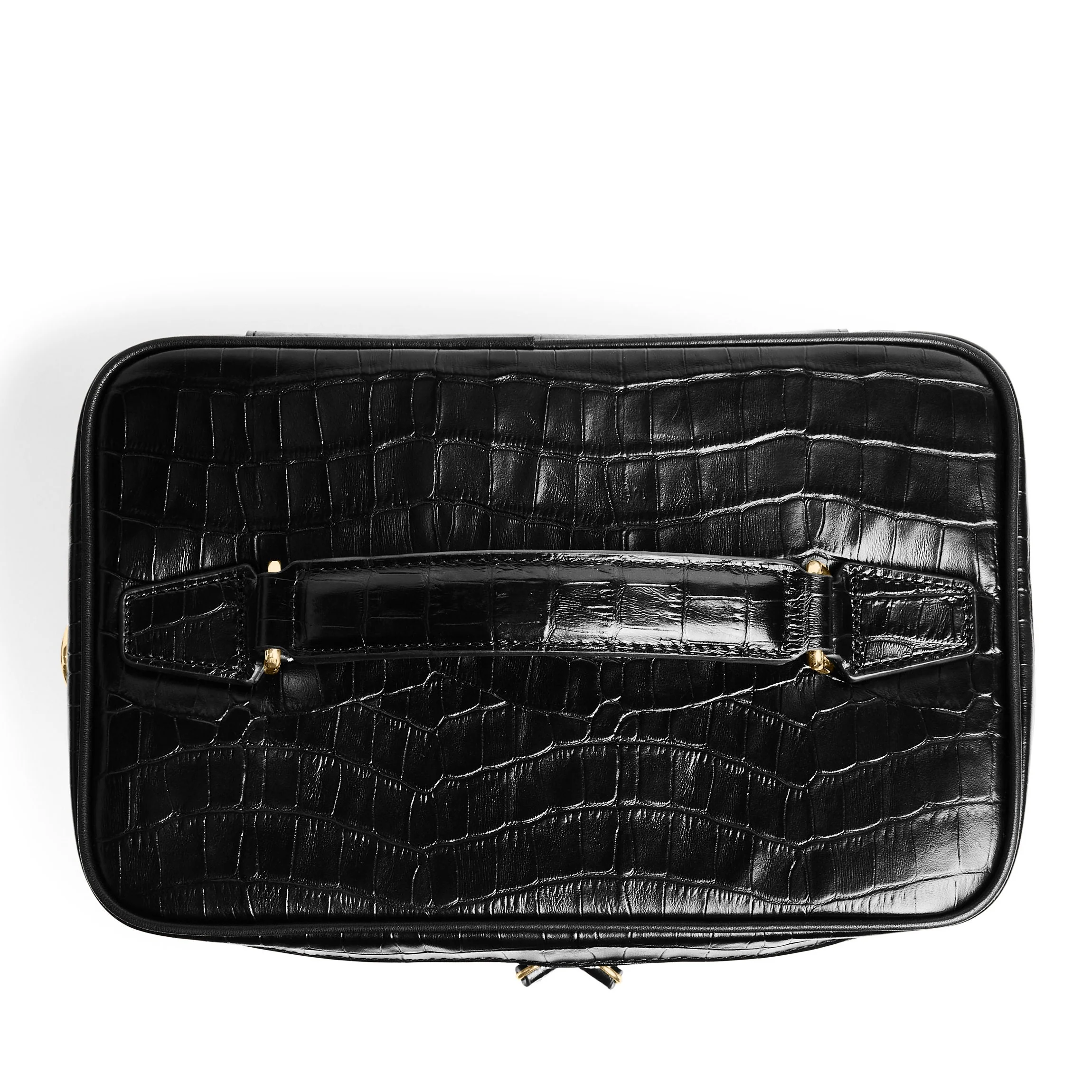 XL Train Case Black Croc - Image 5