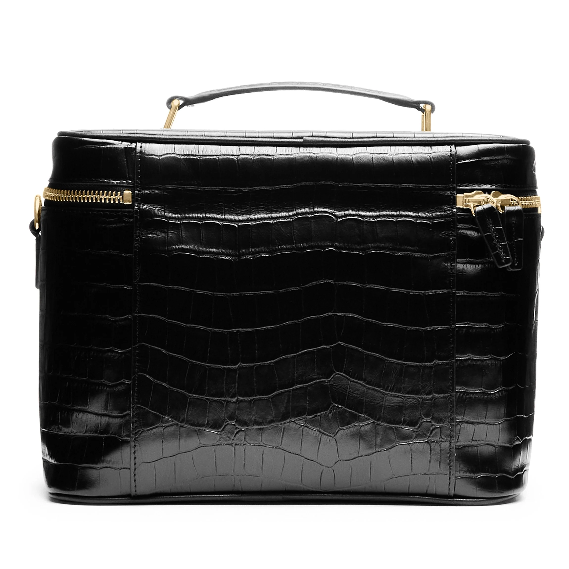 XL Train Case Black Croc - Image 7