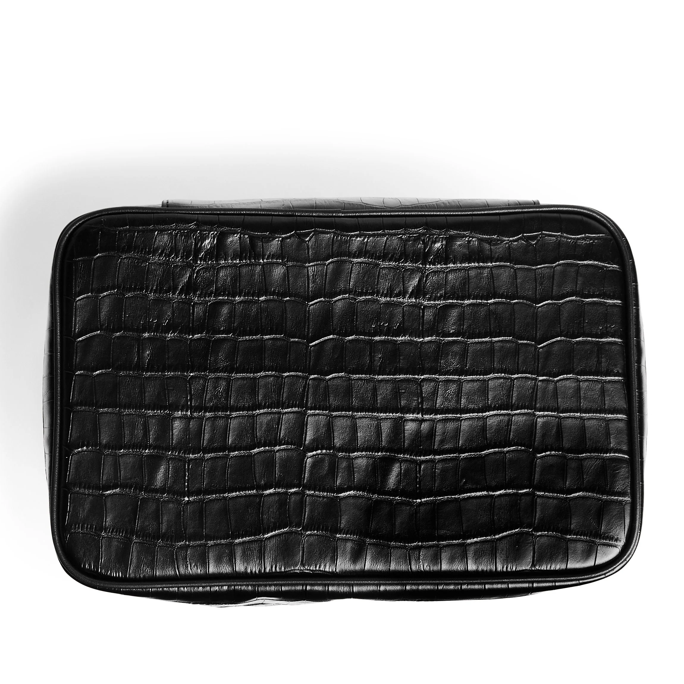 XL Train Case Black Croc - Image 9